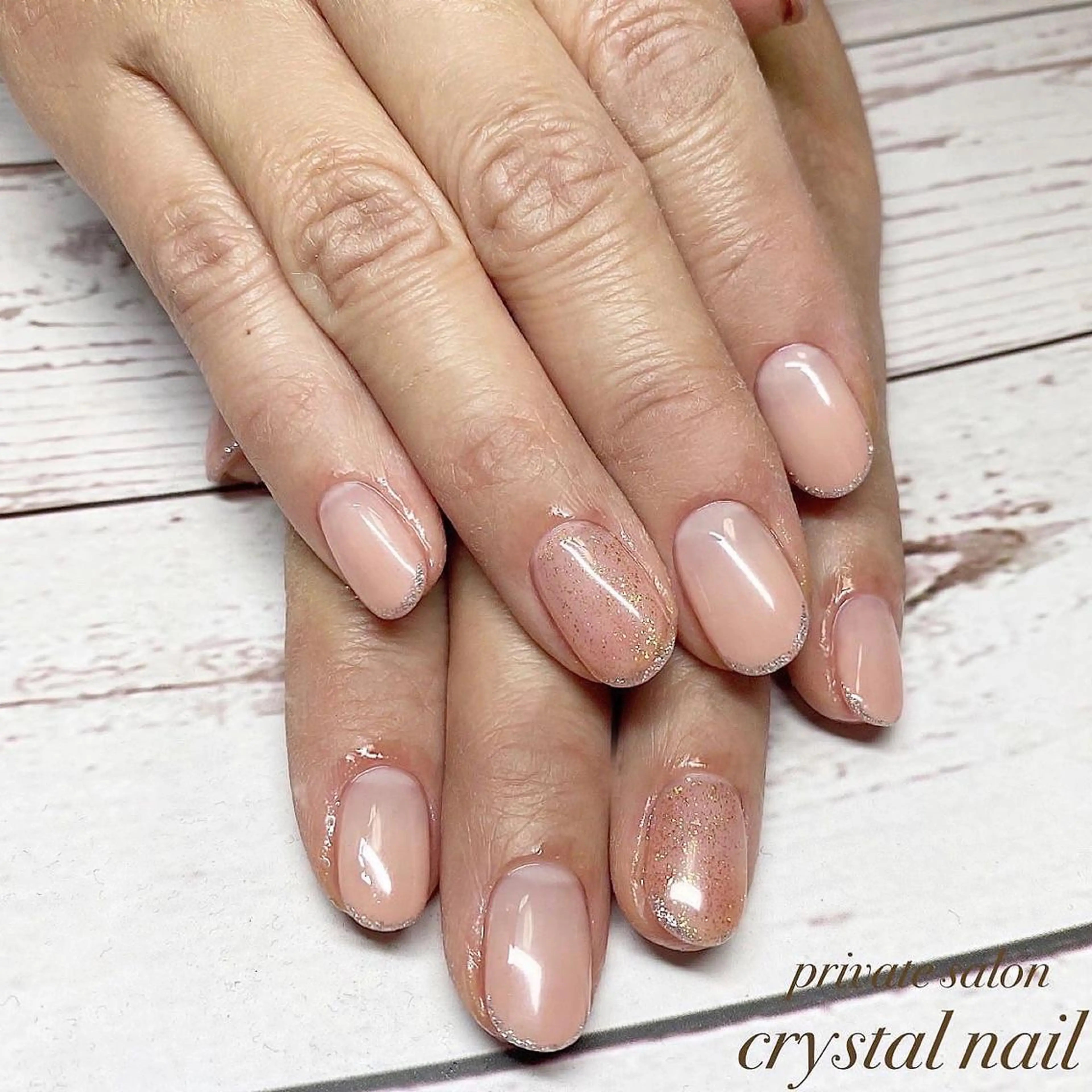 ネイル グラデーション Crystal Nailのネイルデザイン