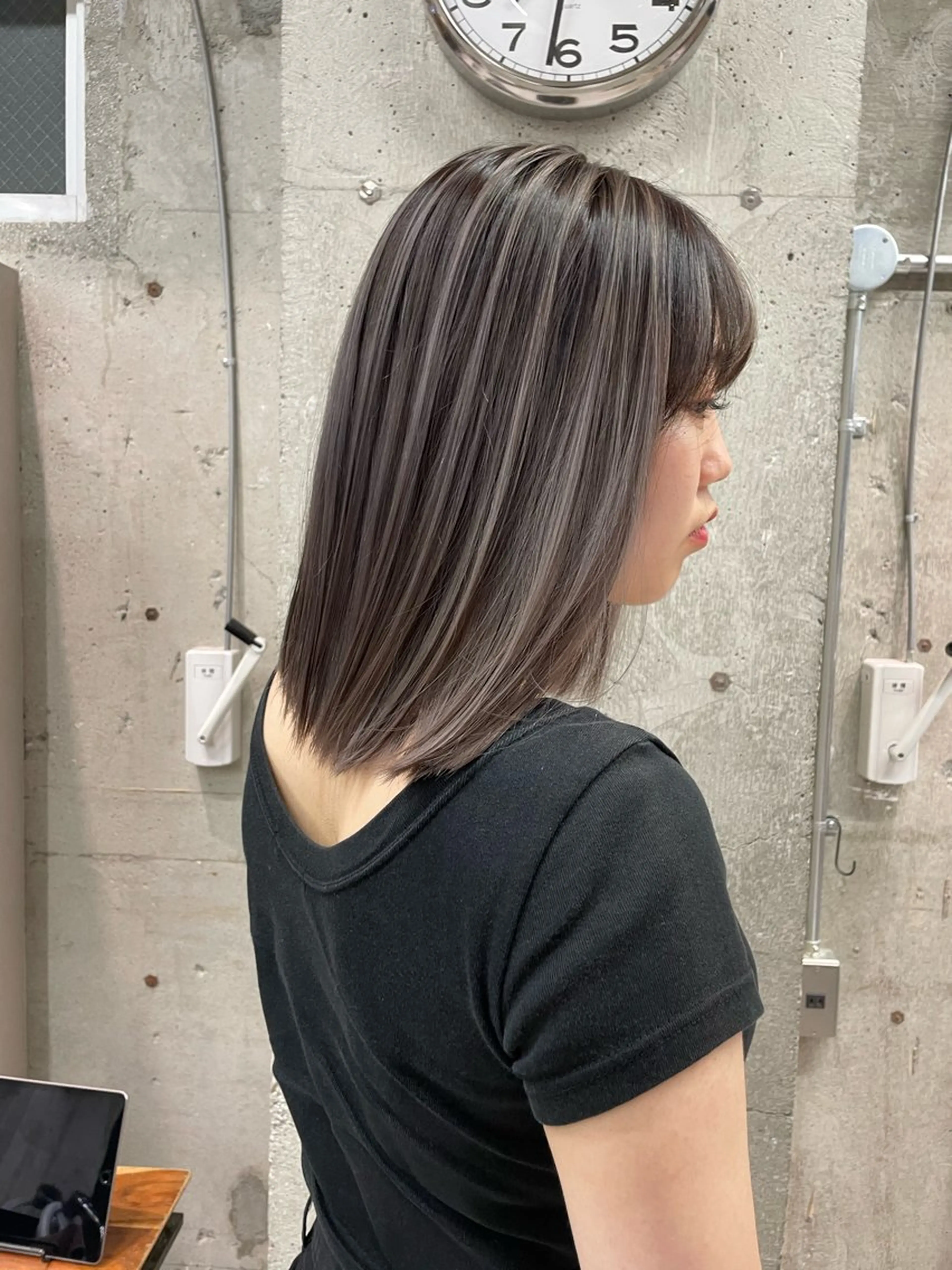 ミディアム カラー KAEDE🌺Wカ ラー/ホワイトカラーのヘアスタイル