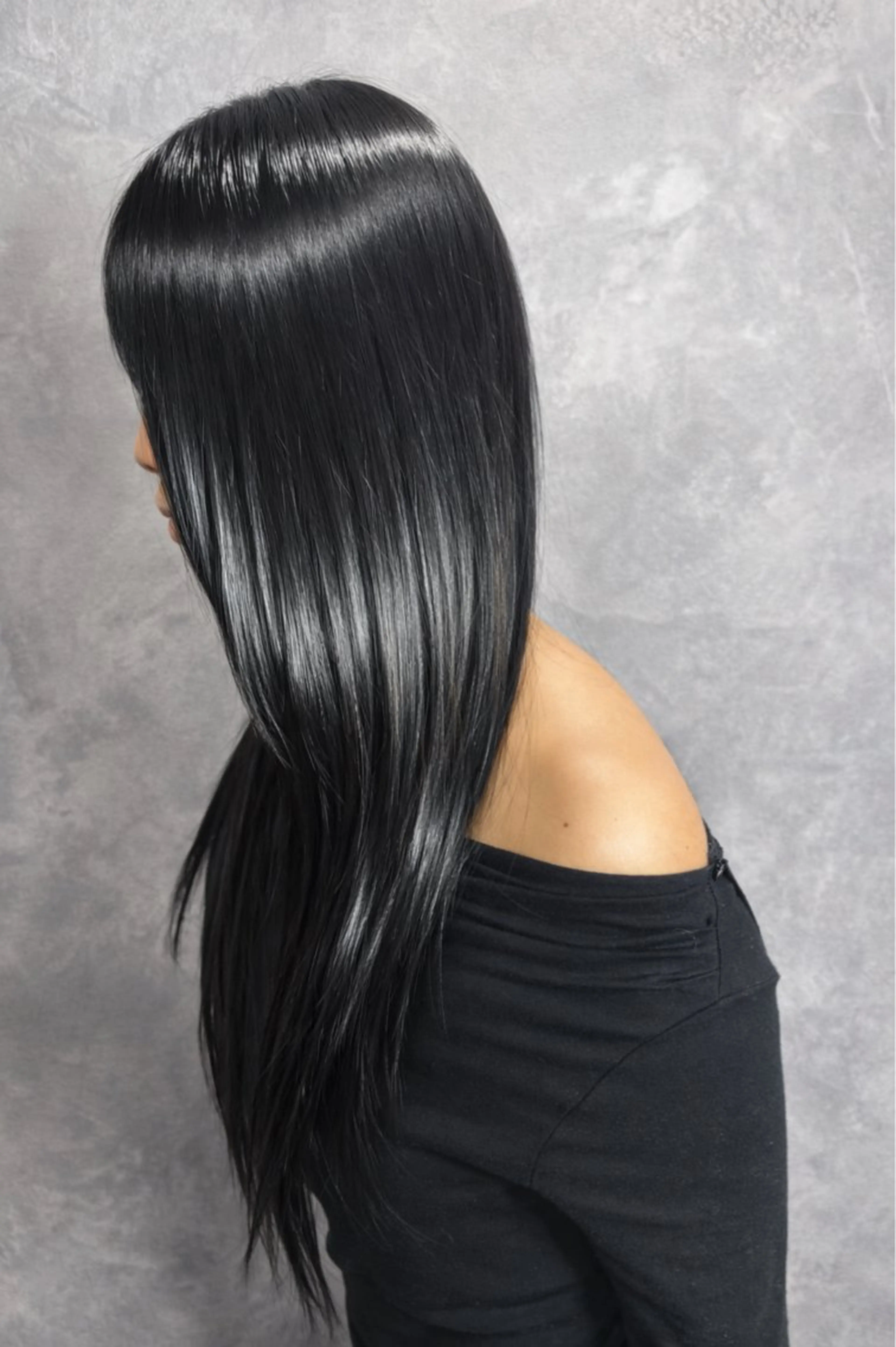 ロング エクステ ロング トリートメント nameless髪質 改善ブリーチ心斎橋のヘアスタイル