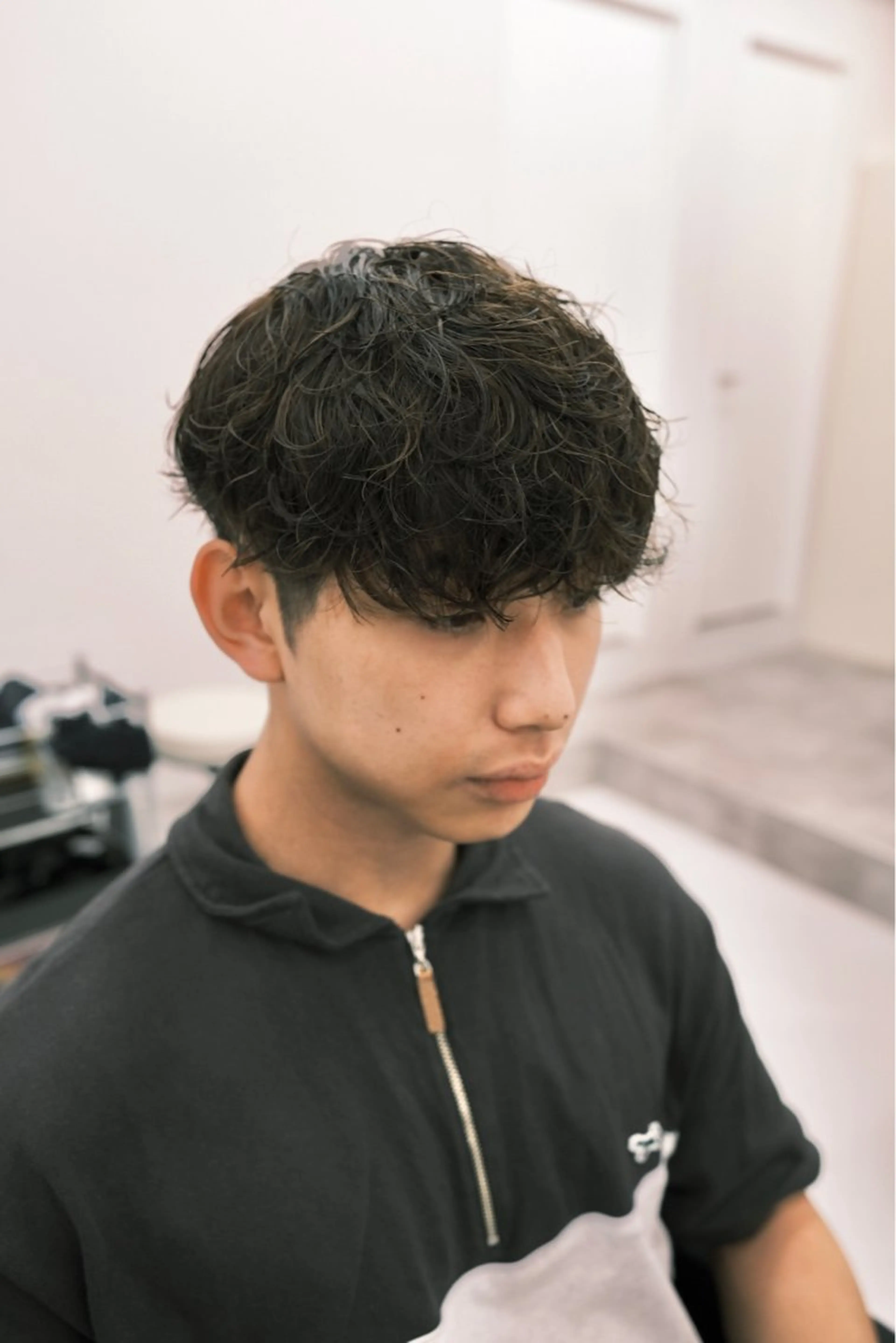 ショート パーマ メンズ メンズショート /梶本秀亮のヘアスタイル