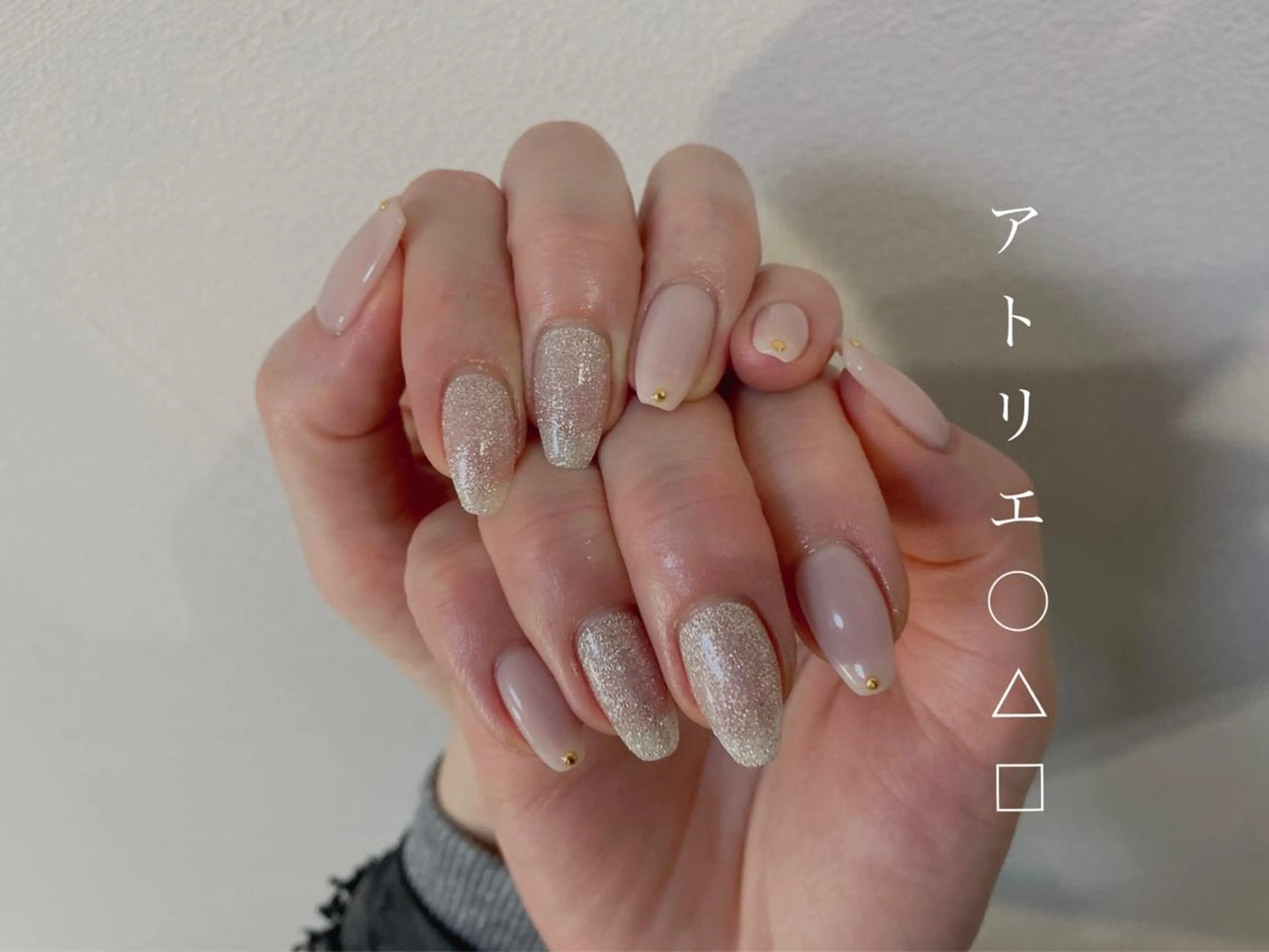 ネイル オフィスネイル ハンドネイル アトリエ ○△□のネイルデザイン