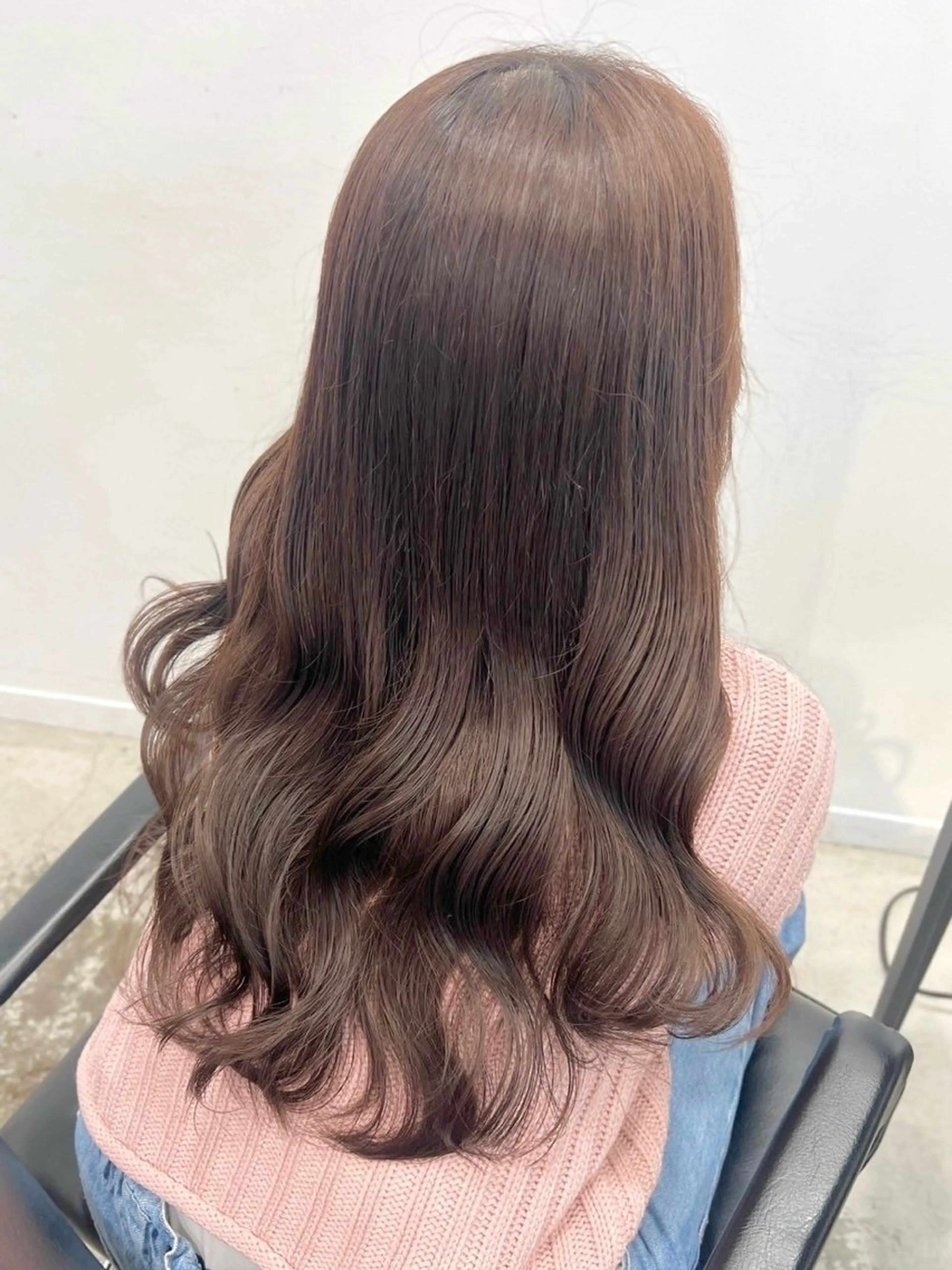 ロング カラー ヘアカラー パーマ トリートメント 市原 知世のヘアスタイル