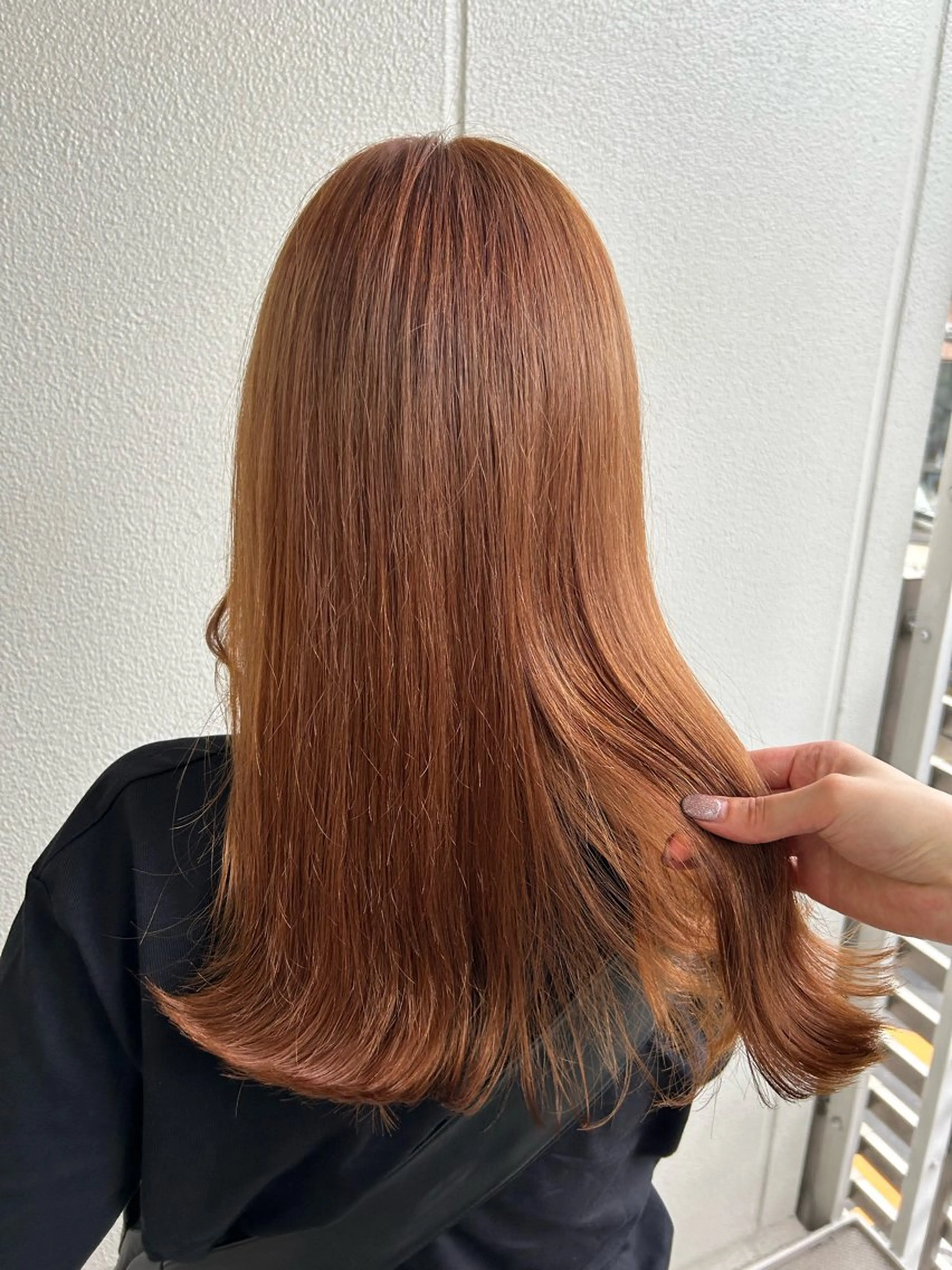 セミロング カラー ベージュカラー ブラウンカラー ブラウンベージュ オレンジ オレンジブラウン 《暖色/韓国hair 》🇰🇷桑原ユキネのヘアスタイル