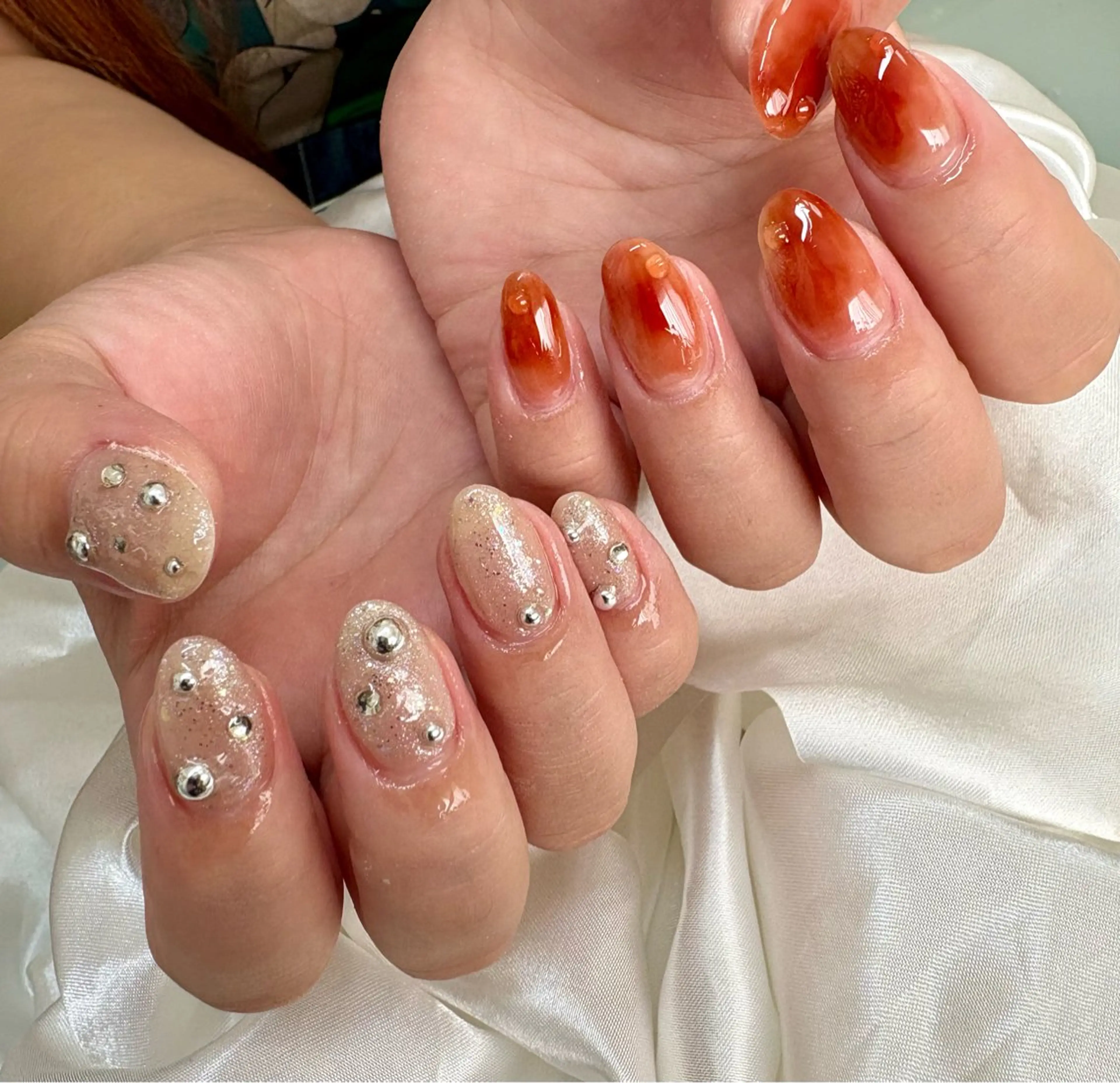 ネイル ニュアンスネイル ハンドネイル 松田 由真のネイルデザイン