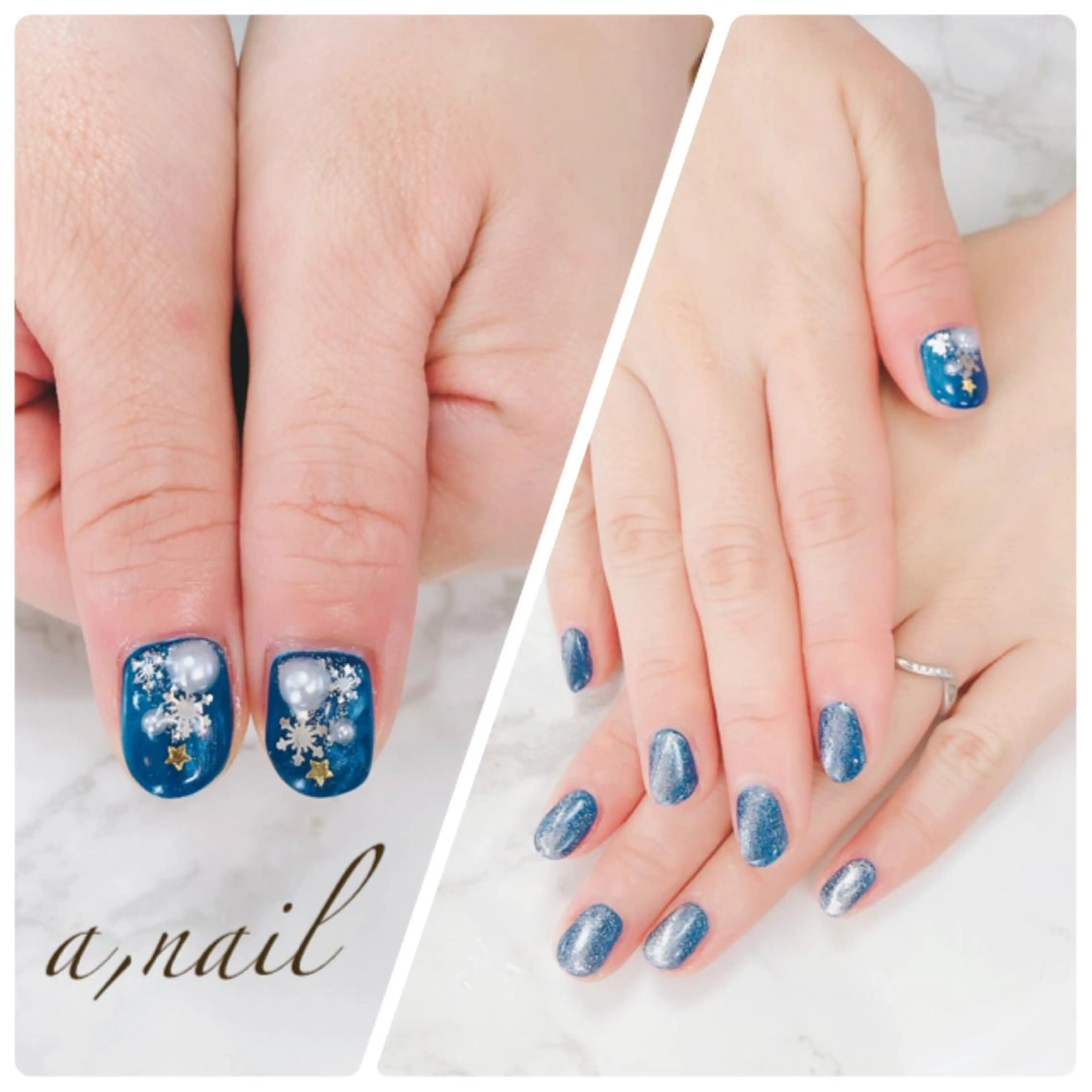 ネイル フットネイル ジェルネイル グラデーション マグネットネイル オフィスネイル ハンドネイル ネイルサロン エーネイルのネイルデザイン