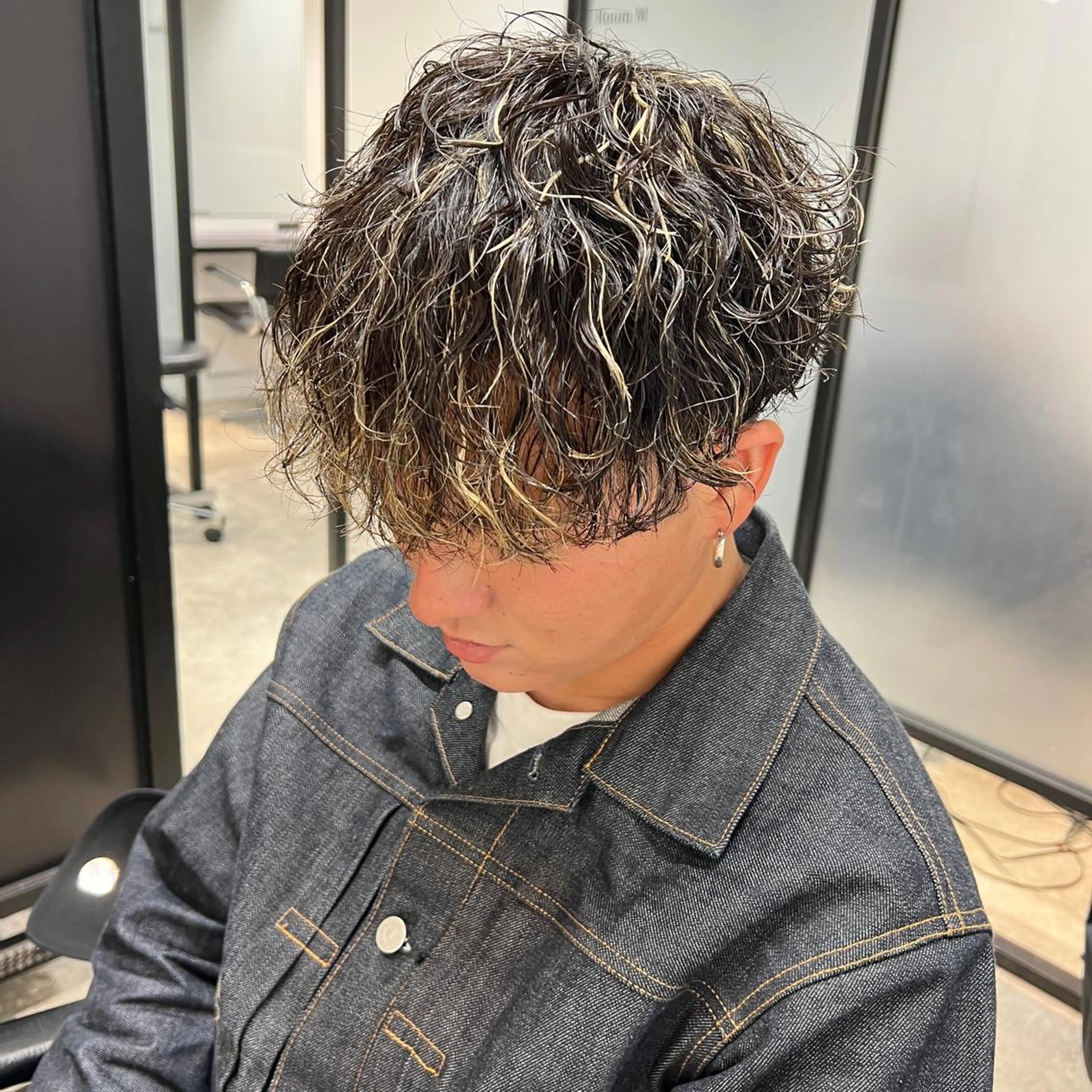 パーマ メンズ マンツーマン×半個室 まちだきょうすけのヘアスタイル