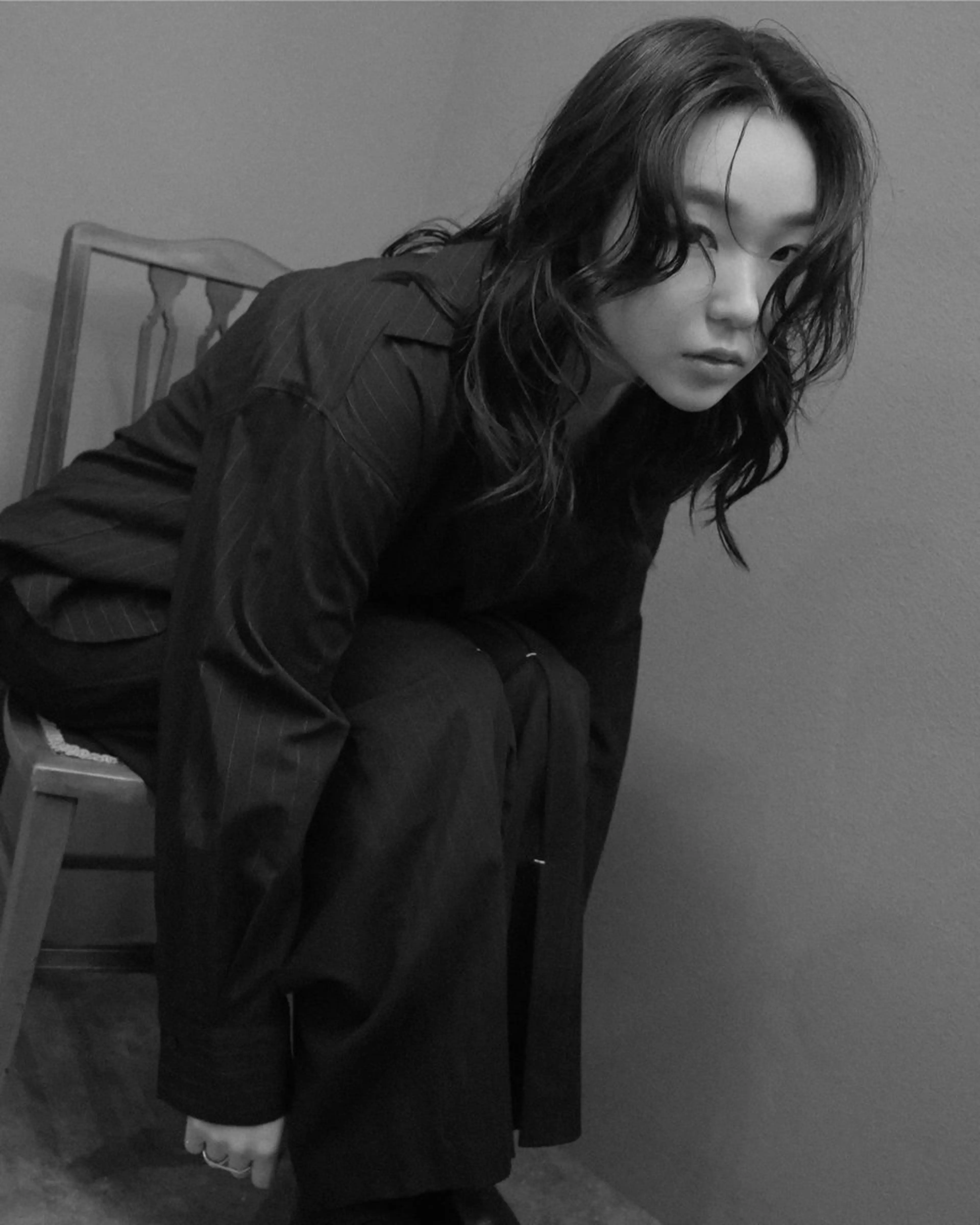 セミロング カラー パーマ カット ヘアカラー パーマ/透明感カラー 元町🌱takutoのヘアスタイル