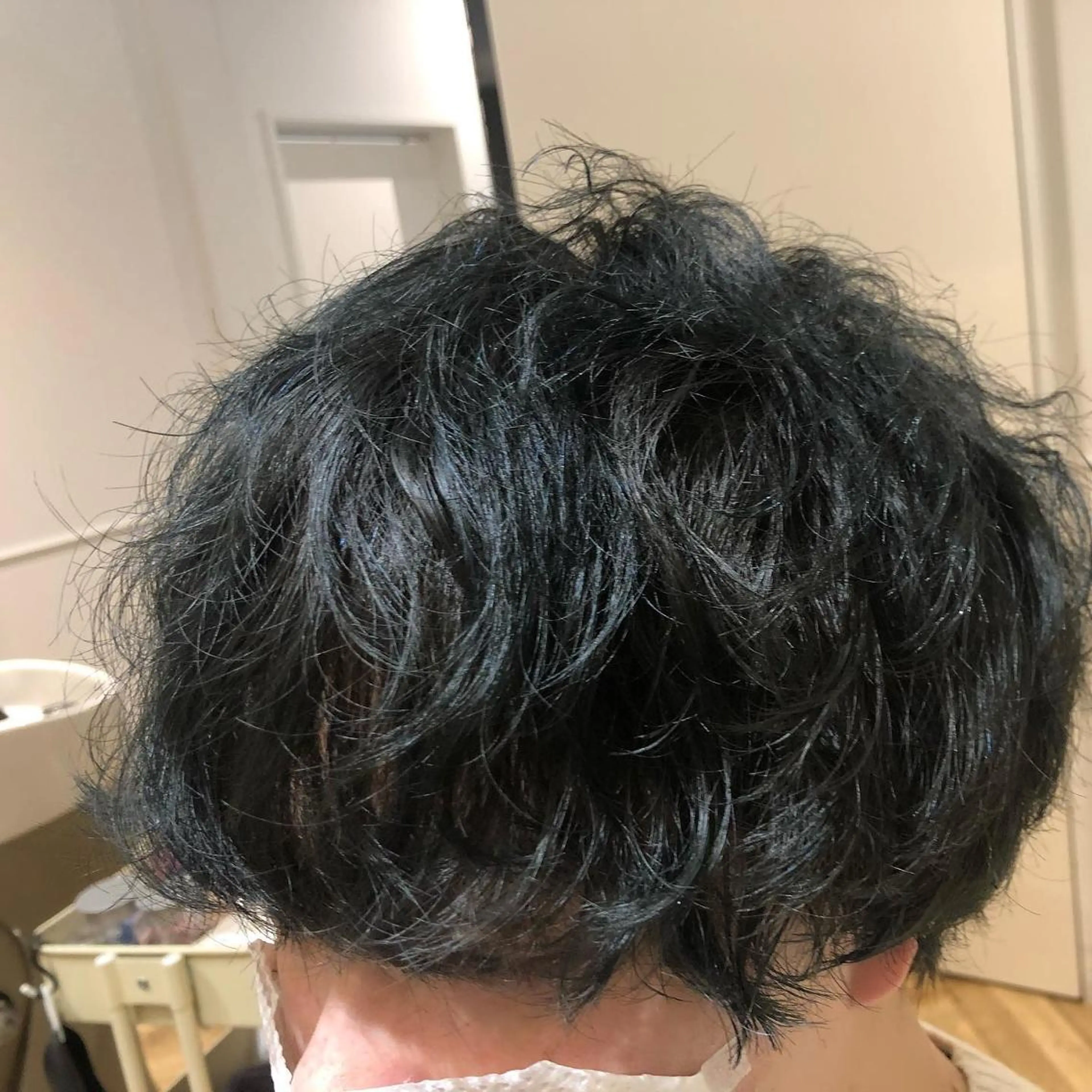 ミディアム カラー ミディアムパーマ 【大人髪】men's パーマ/潤艶髪のヘアスタイル