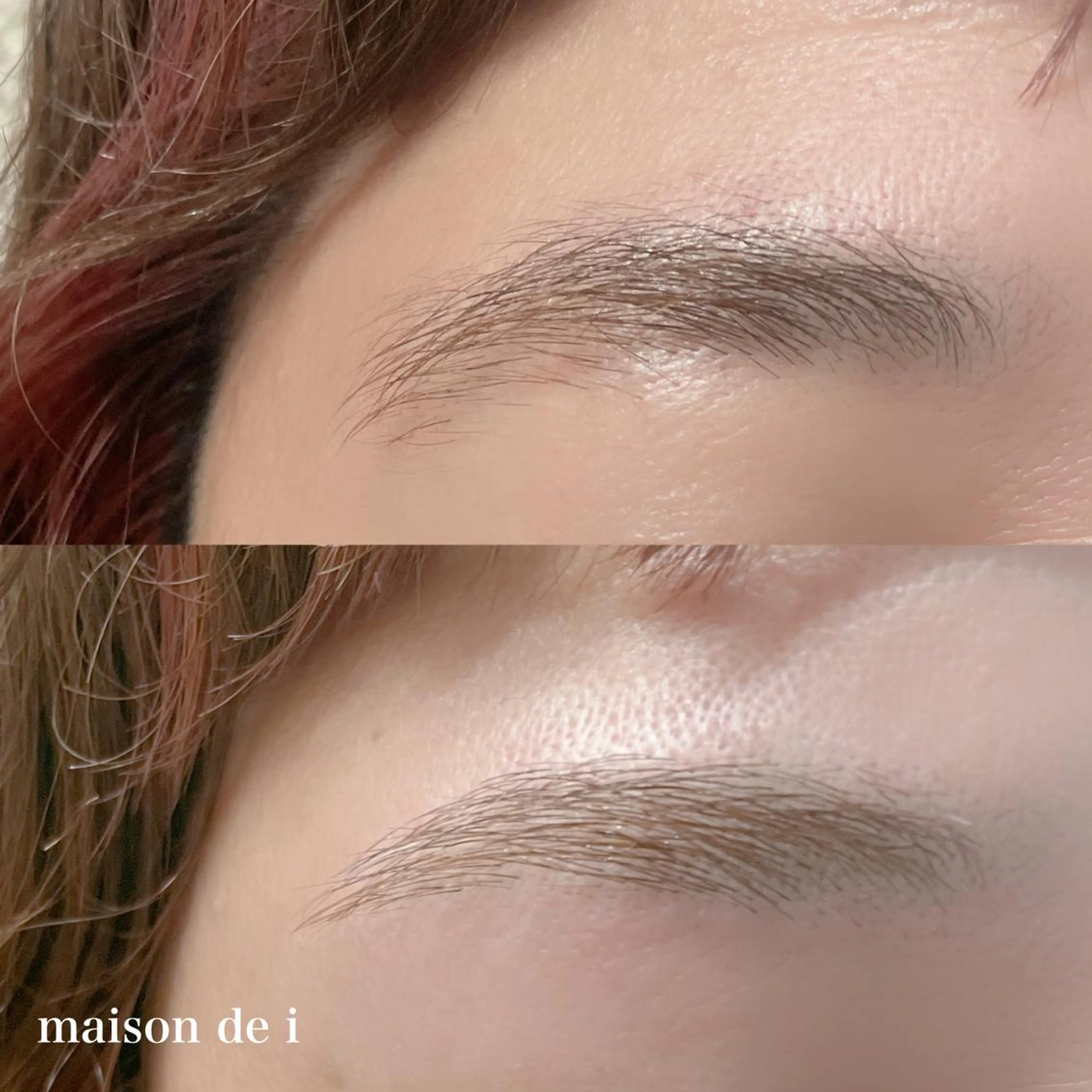 アイブロウ ワックス脱毛 眉カット maison de i kanaのマツエク・マツパデザイン