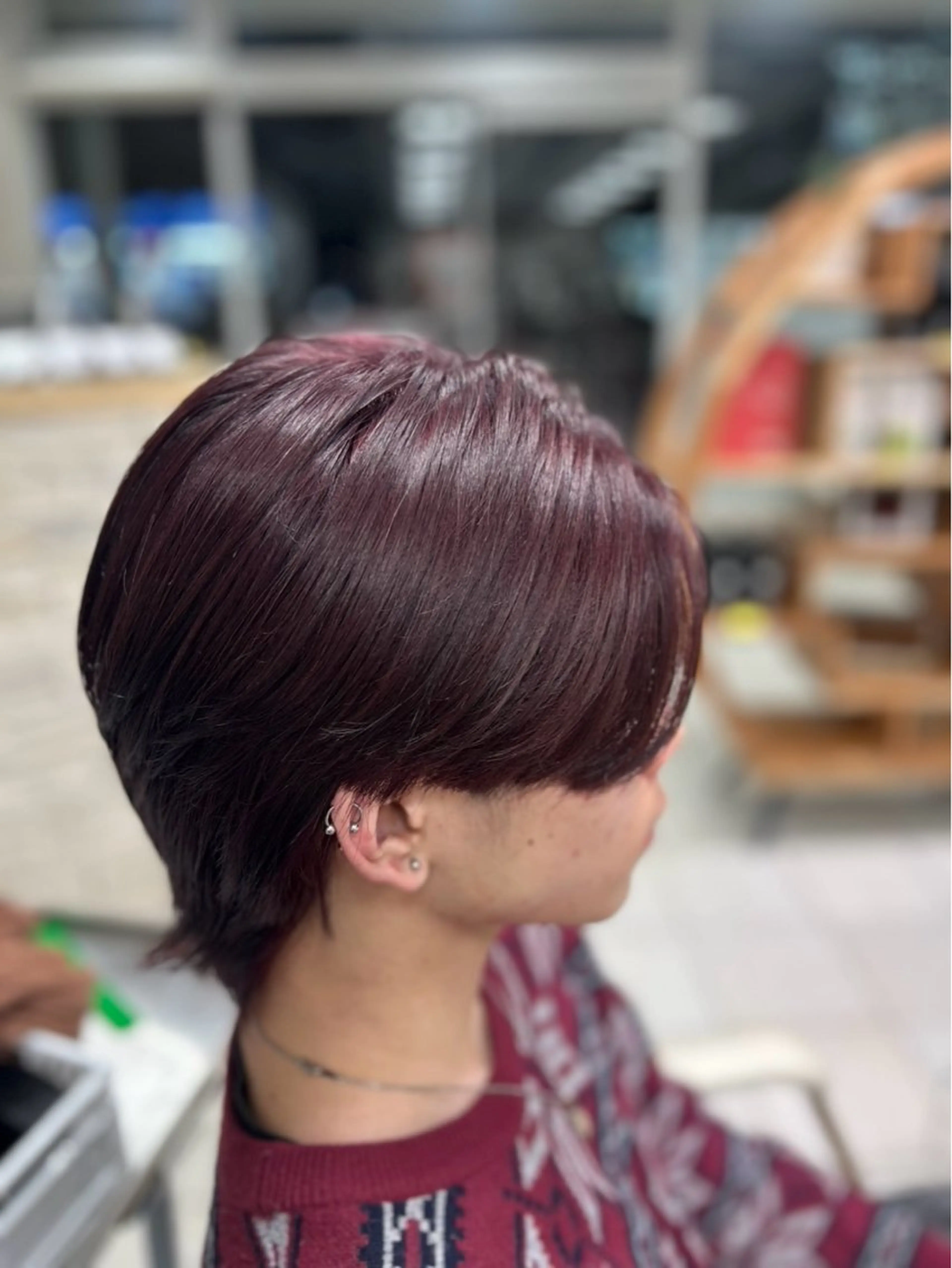 ショート カラー メンズ ヘアカラー メンズ特化韓国風 パーマスタイル/りんのヘアスタイル