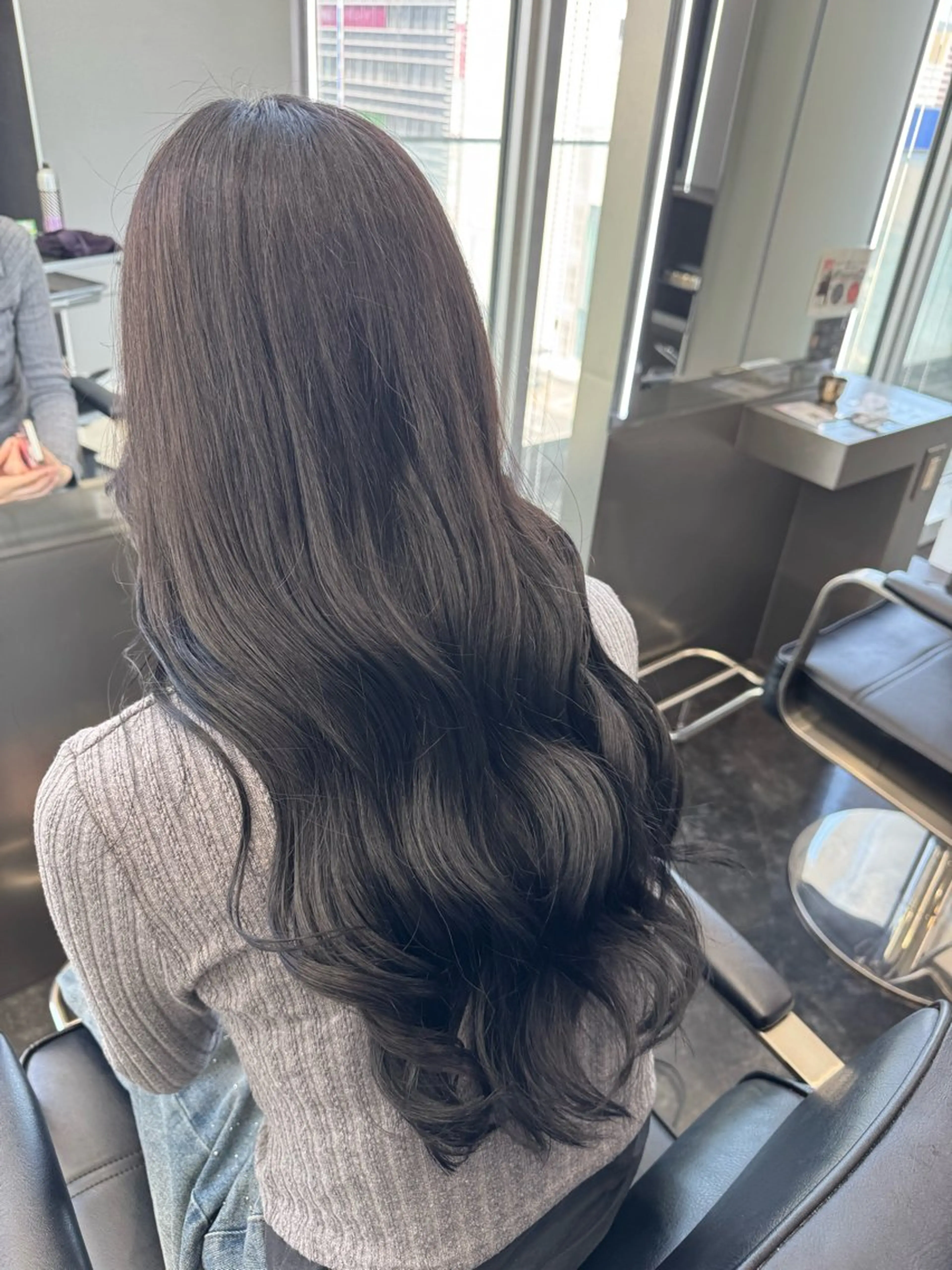 ロング カラー ヘアアレンジ ヘアカラー トリートメント ヘアセット 透明感カラー/ honoka🍒ྀིのヘアスタイル