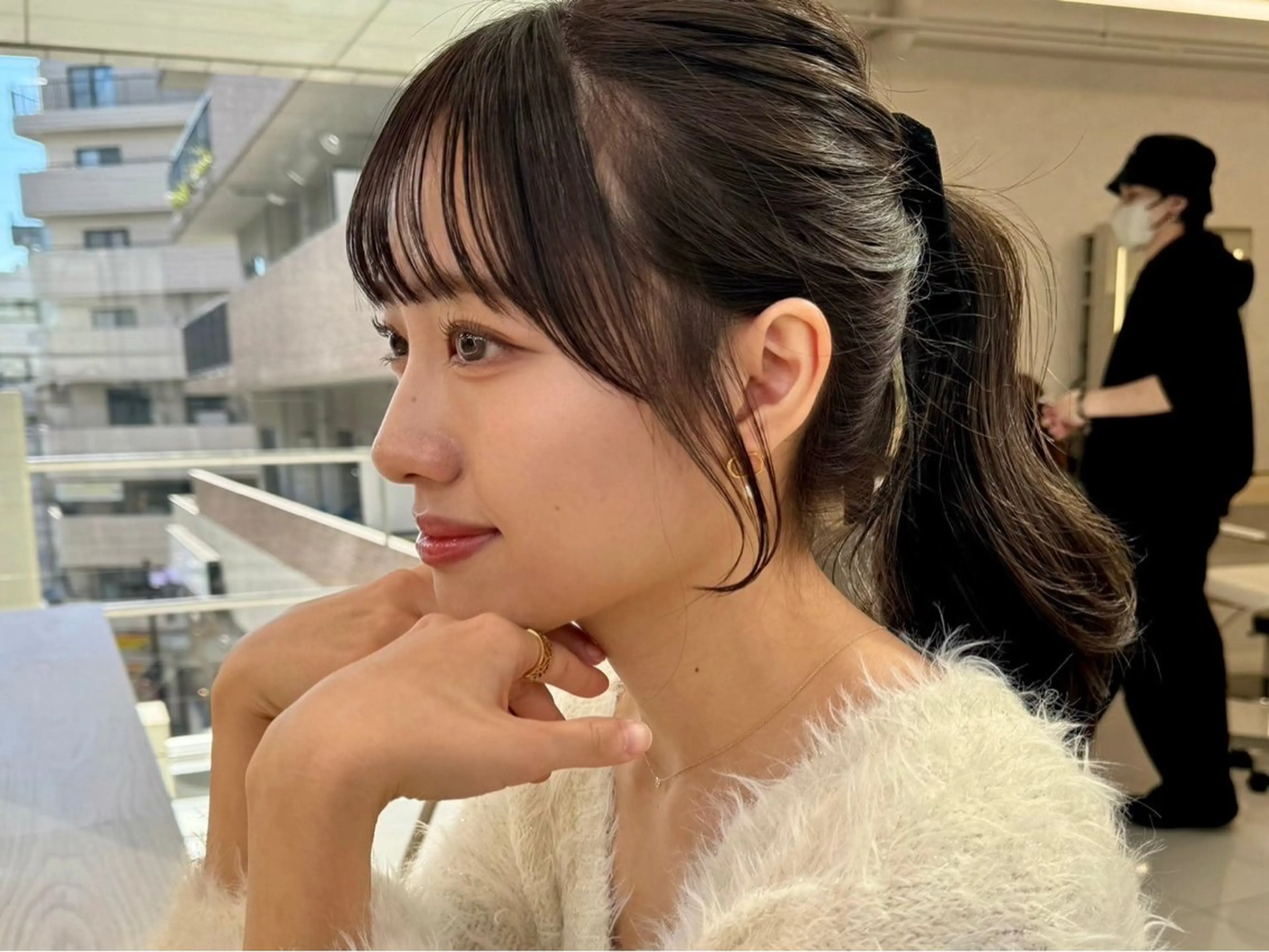 前髪➕顔まわりカット　🎀伸びてきた前髪・お顔周りを扱いやすいスタイルに🎀の写真