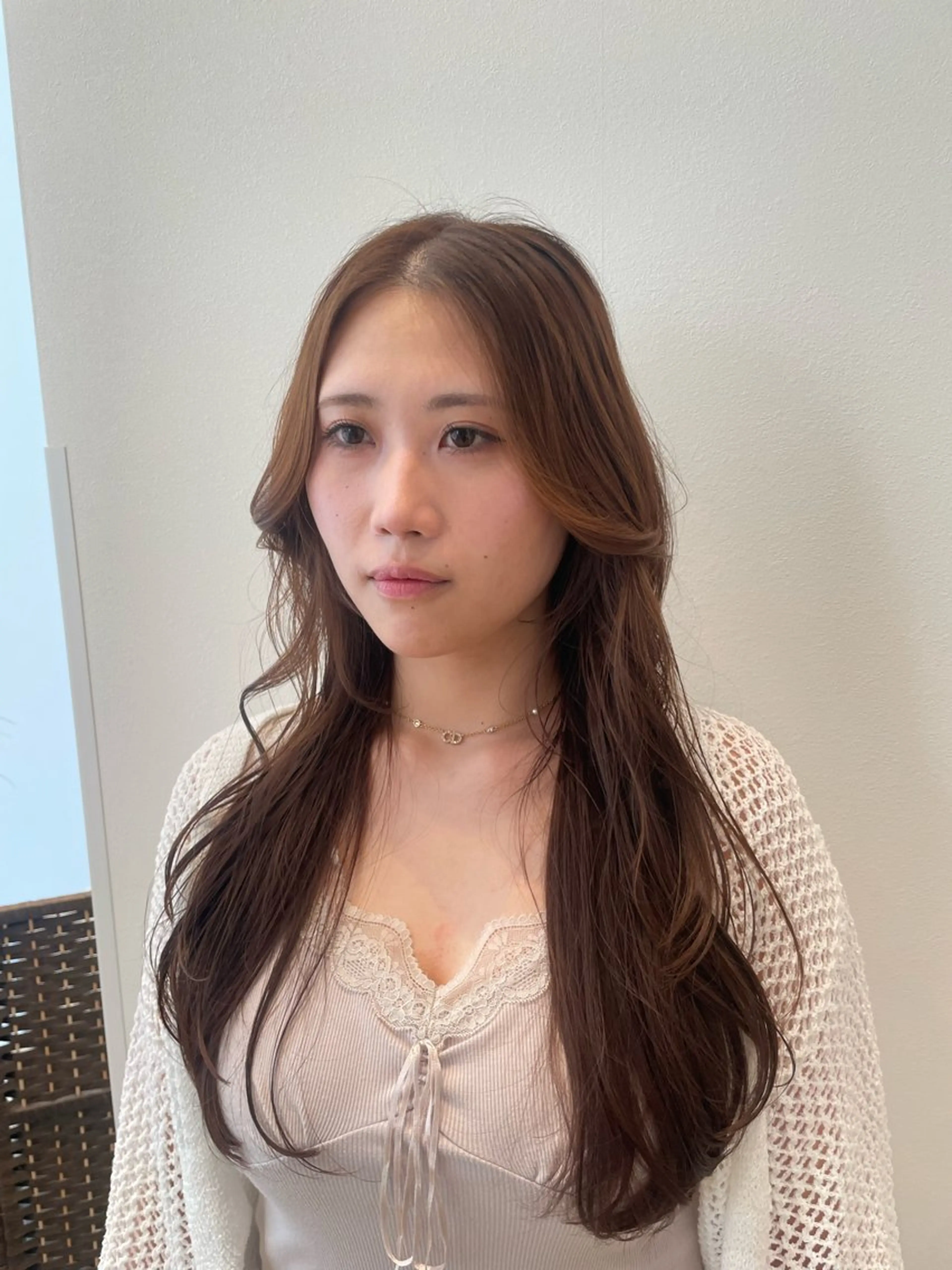 ロング カラー k-twoたき✨艶感 カラー／美髪矯正のヘアスタイル