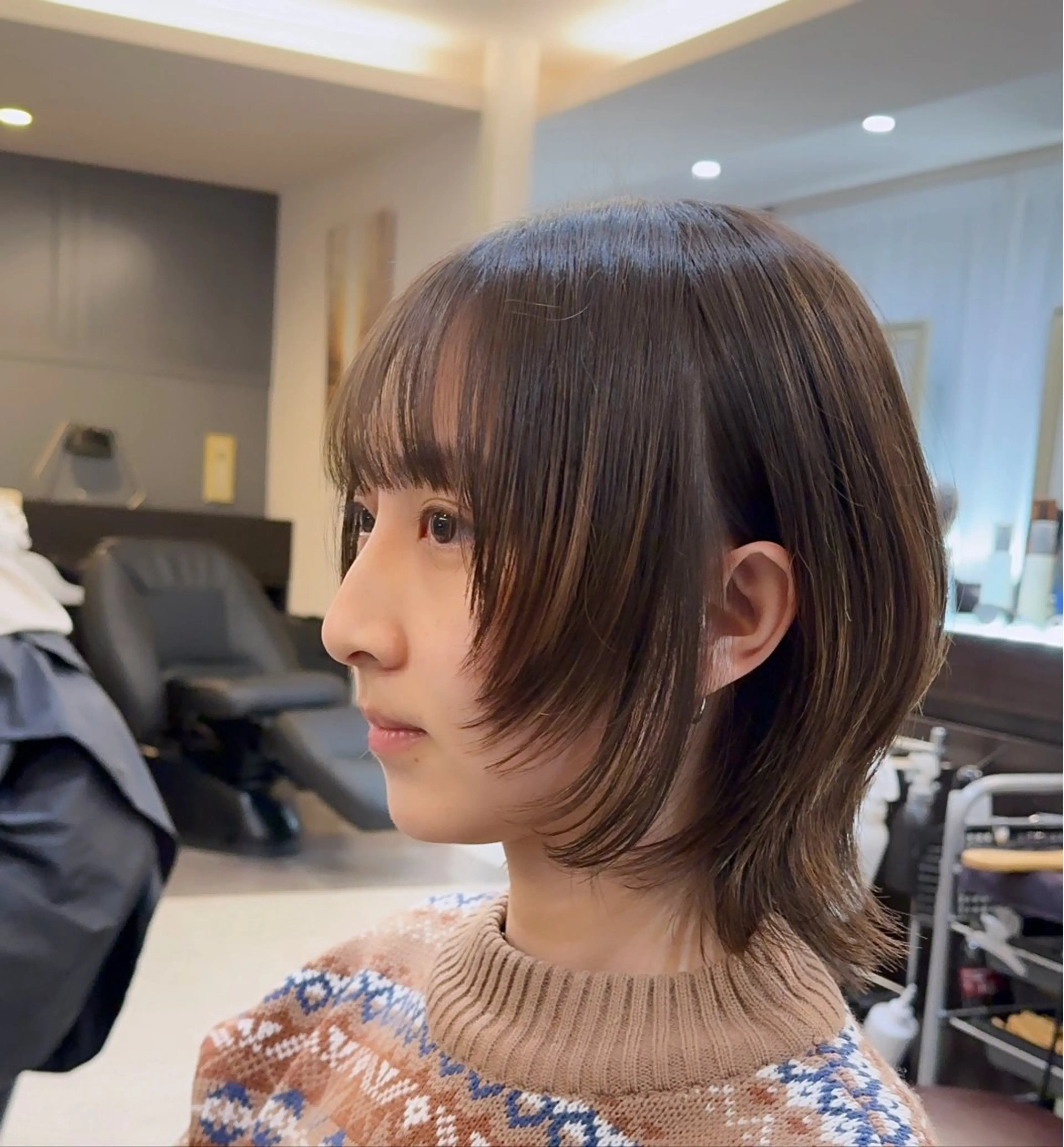 ショート くびれヘア 顔周りカット レイヤーカット ウルフカット ショート/レイヤー/ ボブ/安本和史のヘアスタイル