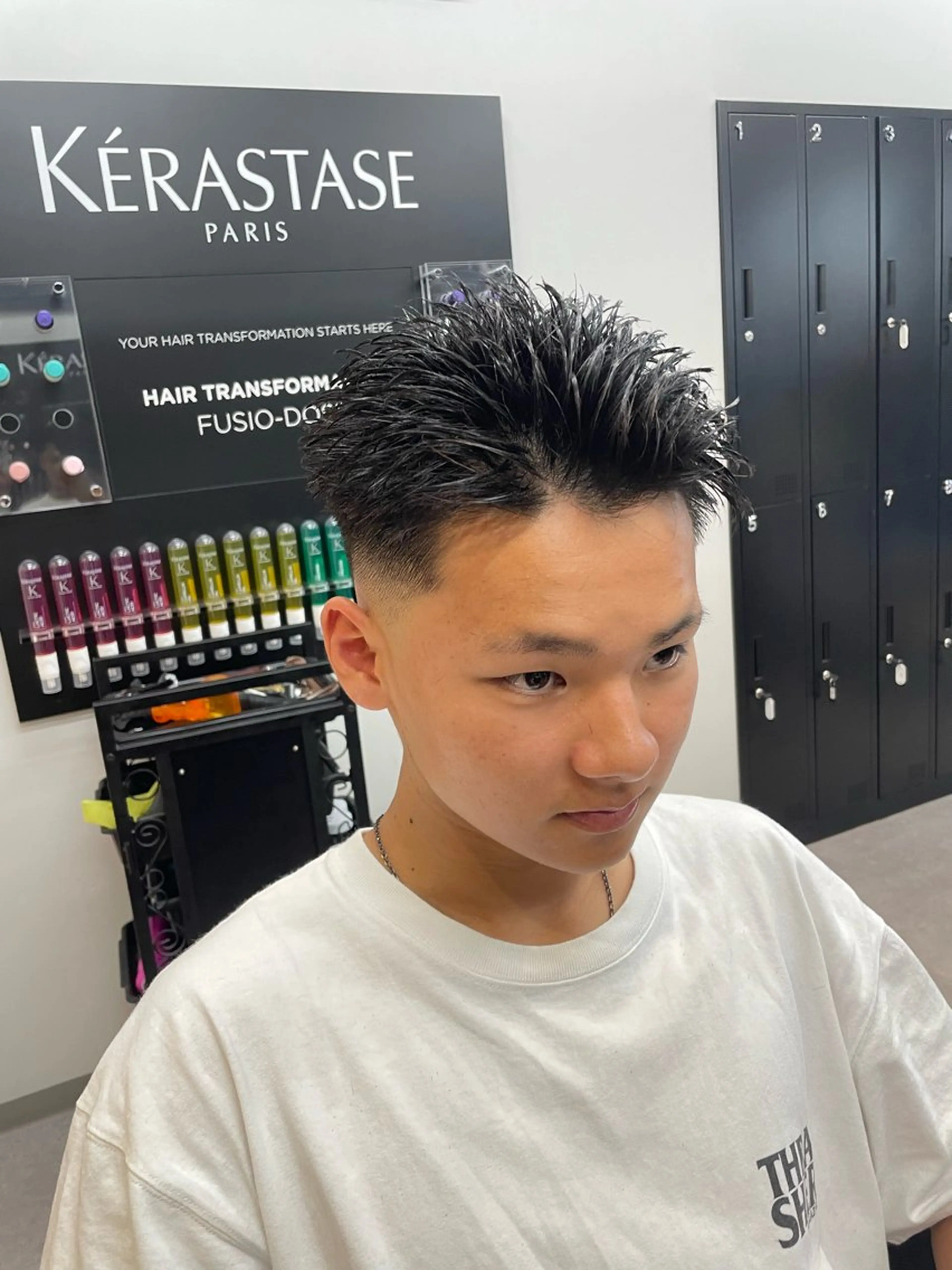 ショート メンズ カット ヘアセット 【men's Lapis横浜】海人のヘアスタイル