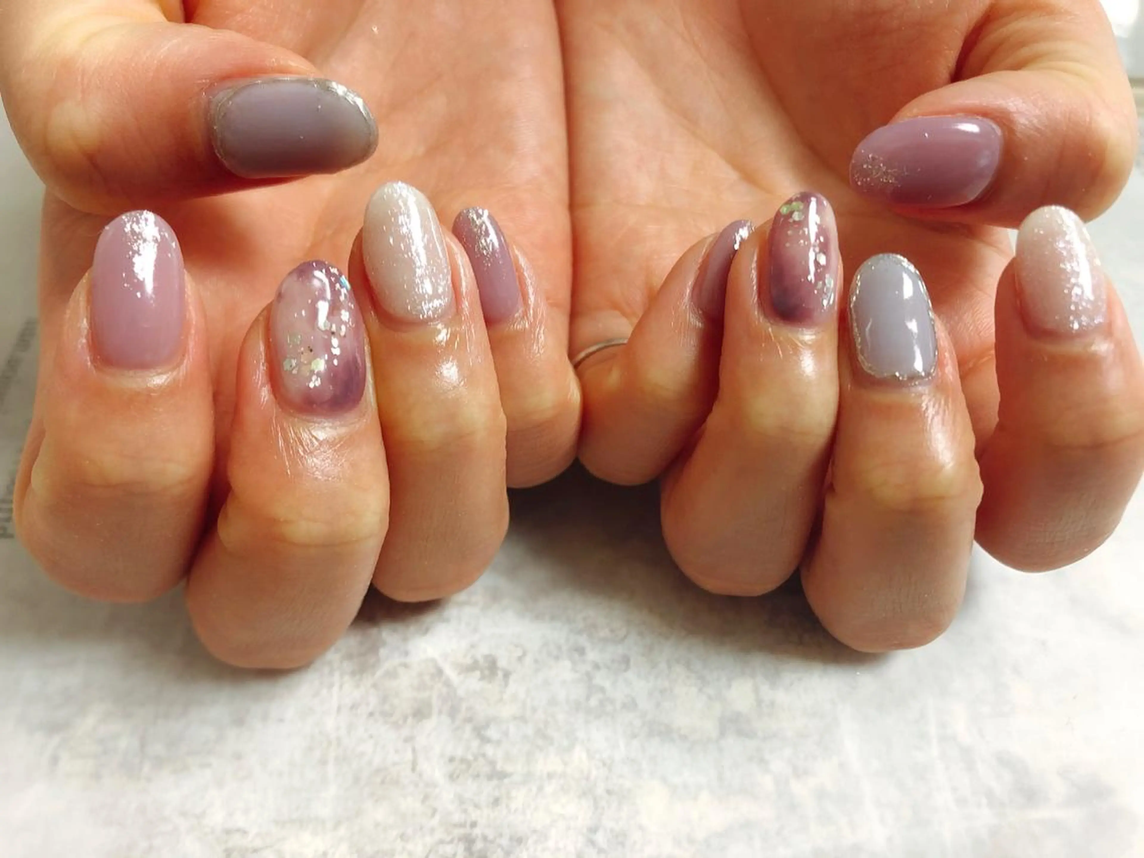 ネイル 大理石ネイル(マーブル) kiki nail &brow二子玉川の眉毛・アイブロウイメージ