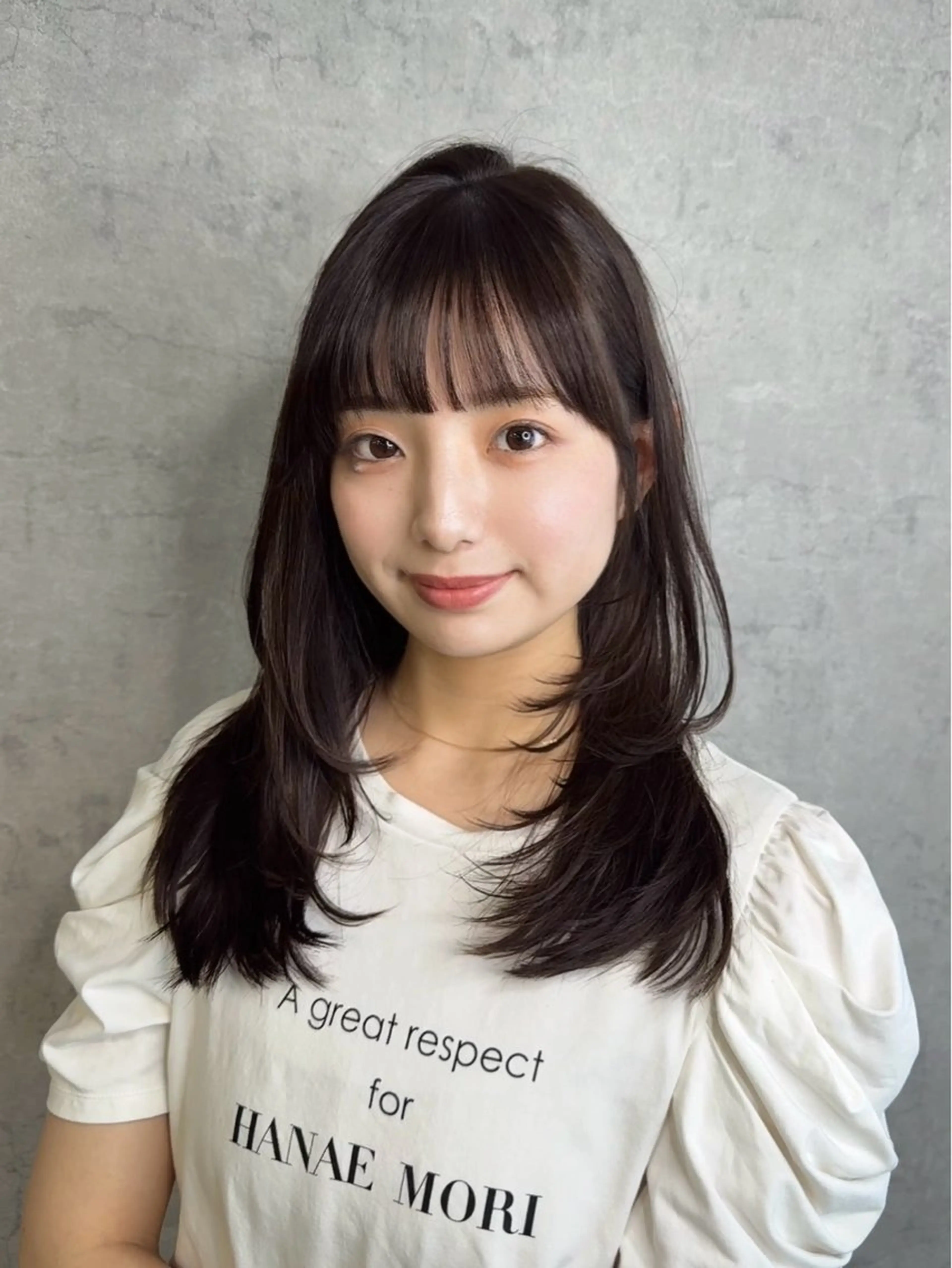 ミディアム トレンド韓国レイヤー 🇰🇷のんのヘアスタイル