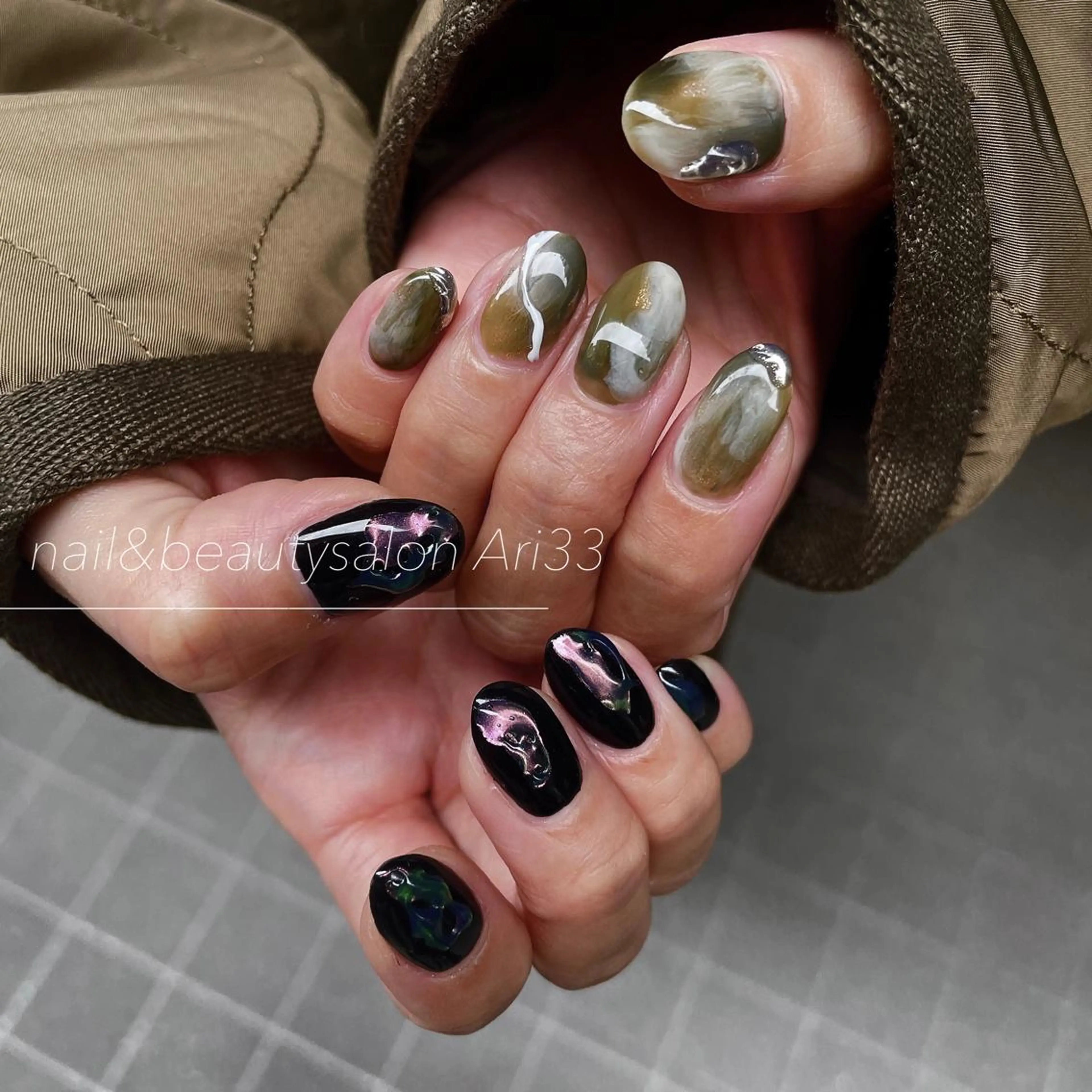 ネイル ハンドネイル プライベートサロン Ari33nailのネイルデザイン