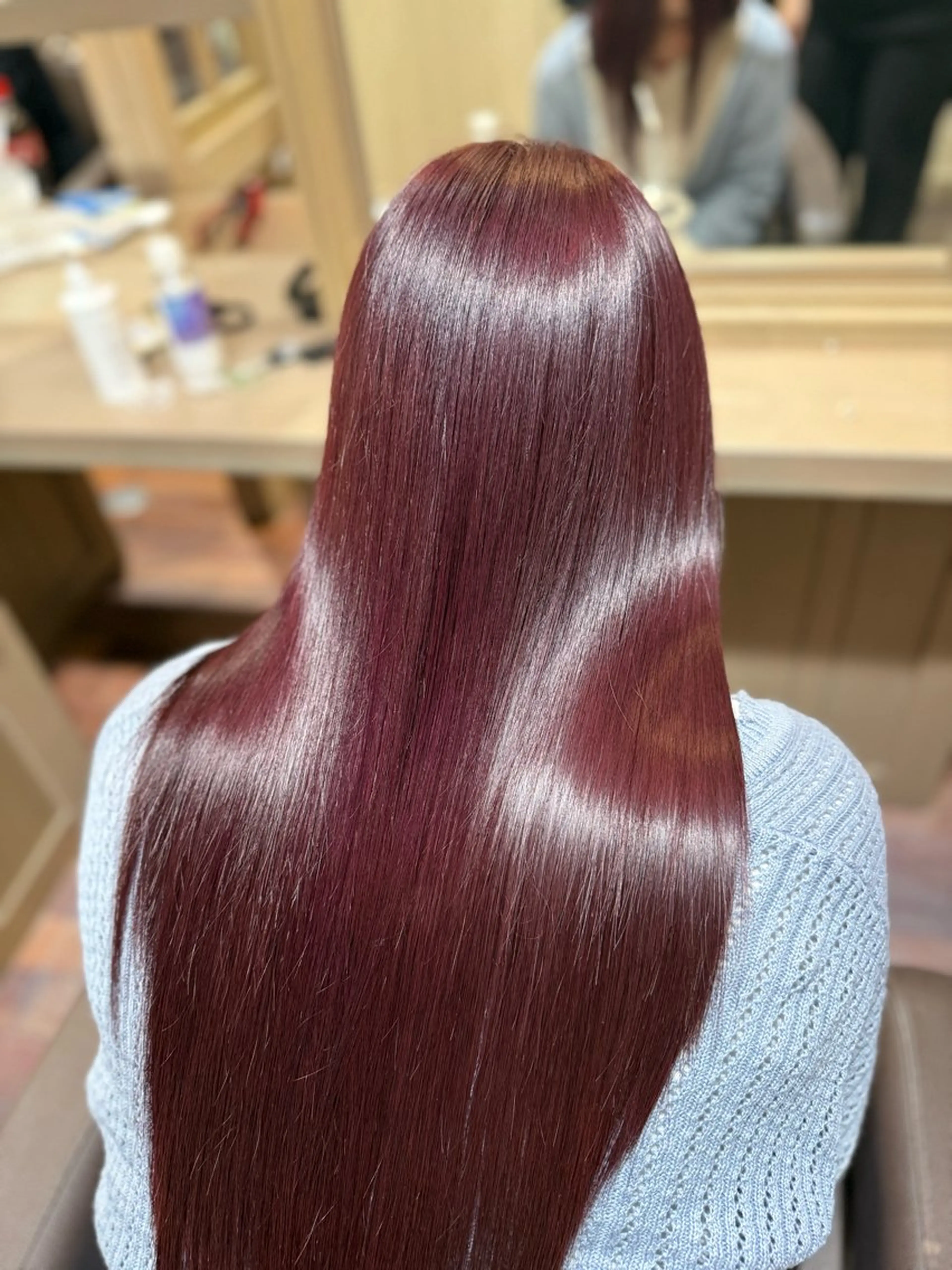 縮毛矯正 重田 琉愛のヘアスタイル