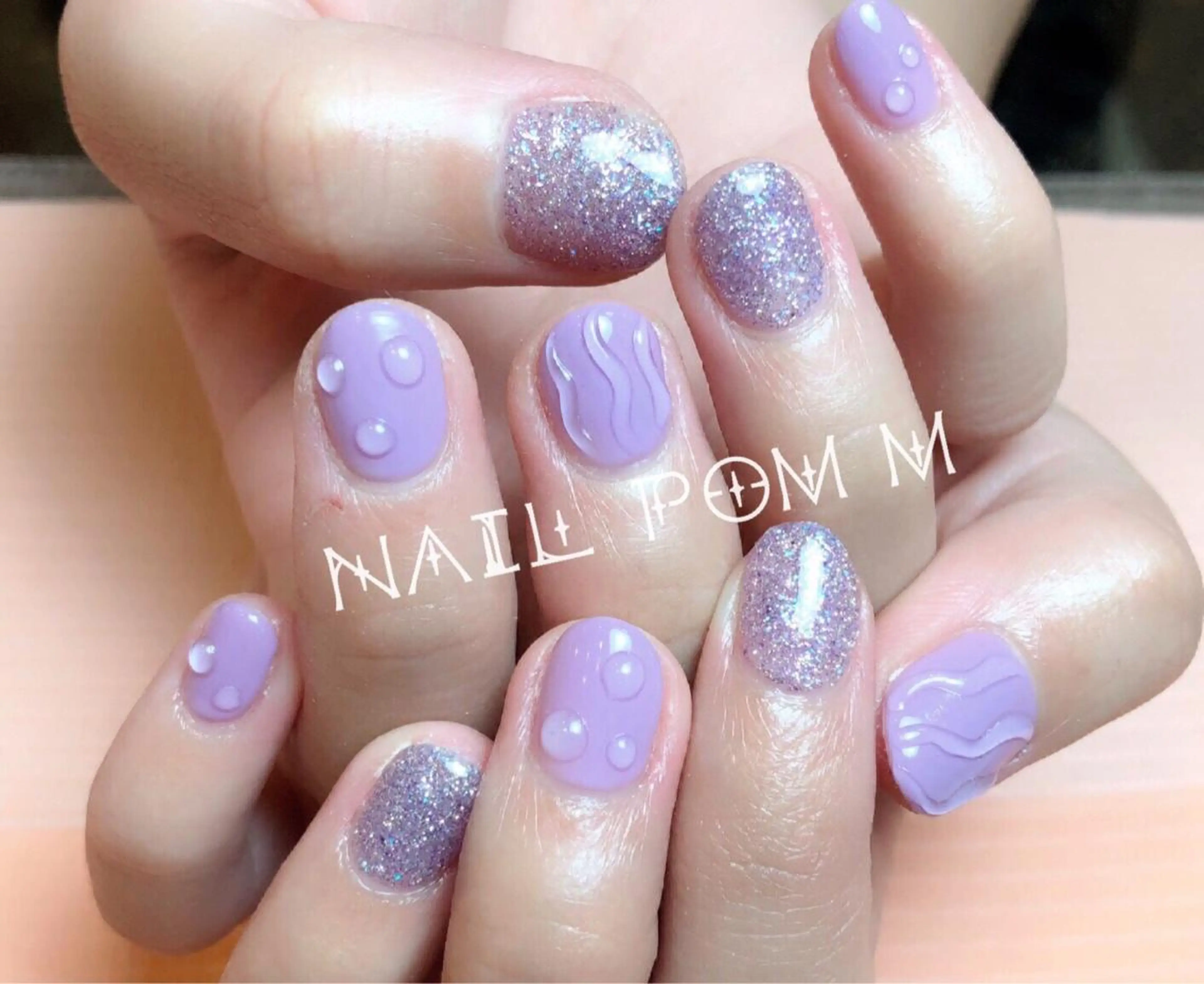 ネイル ワンカラーネイル naiL pom.Mのネイルデザイン