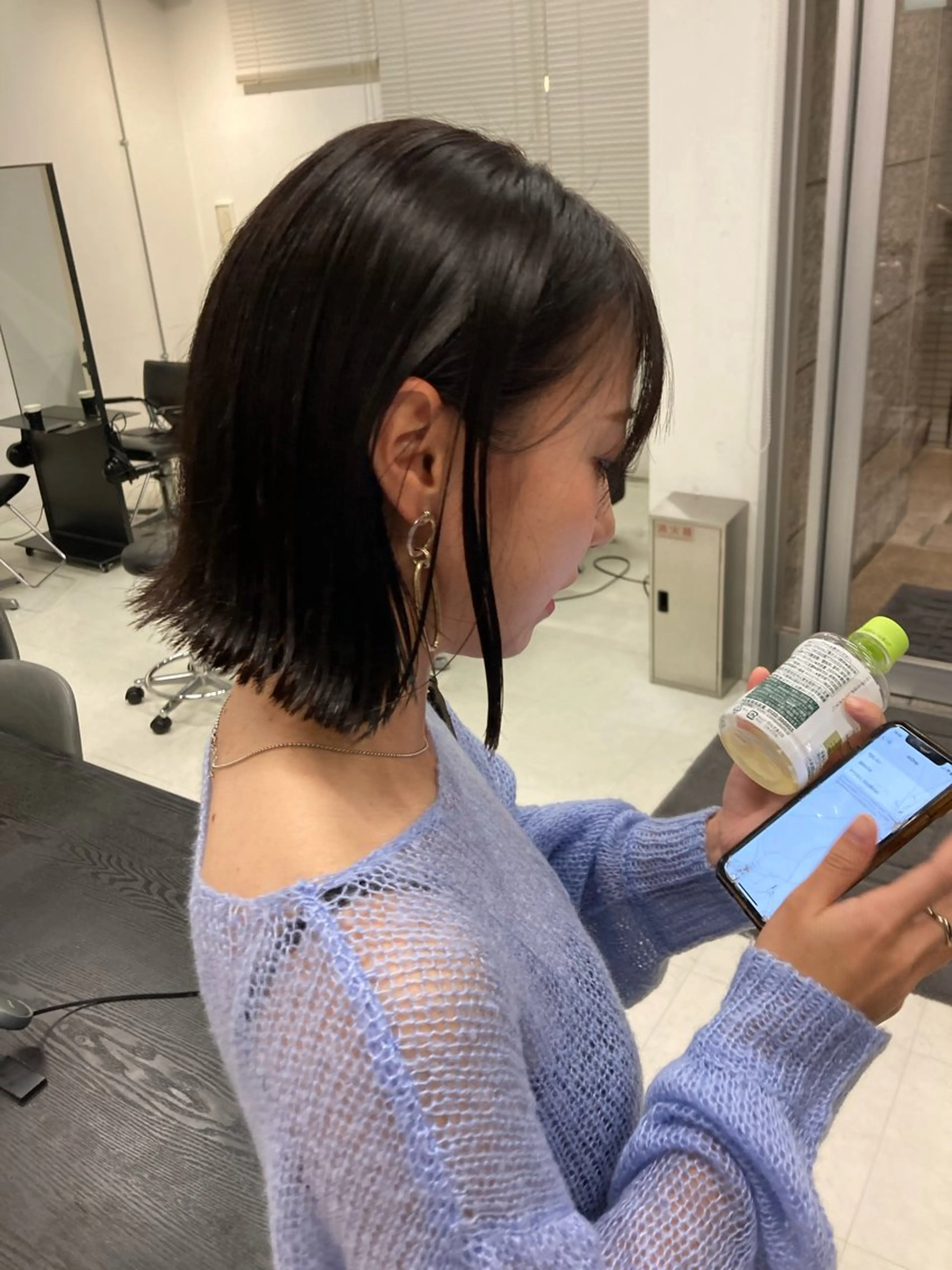 ショート カラー カット ヘアカラー トリートメント 💖ブリーチなし透明 感💖ASAHIのヘアスタイル