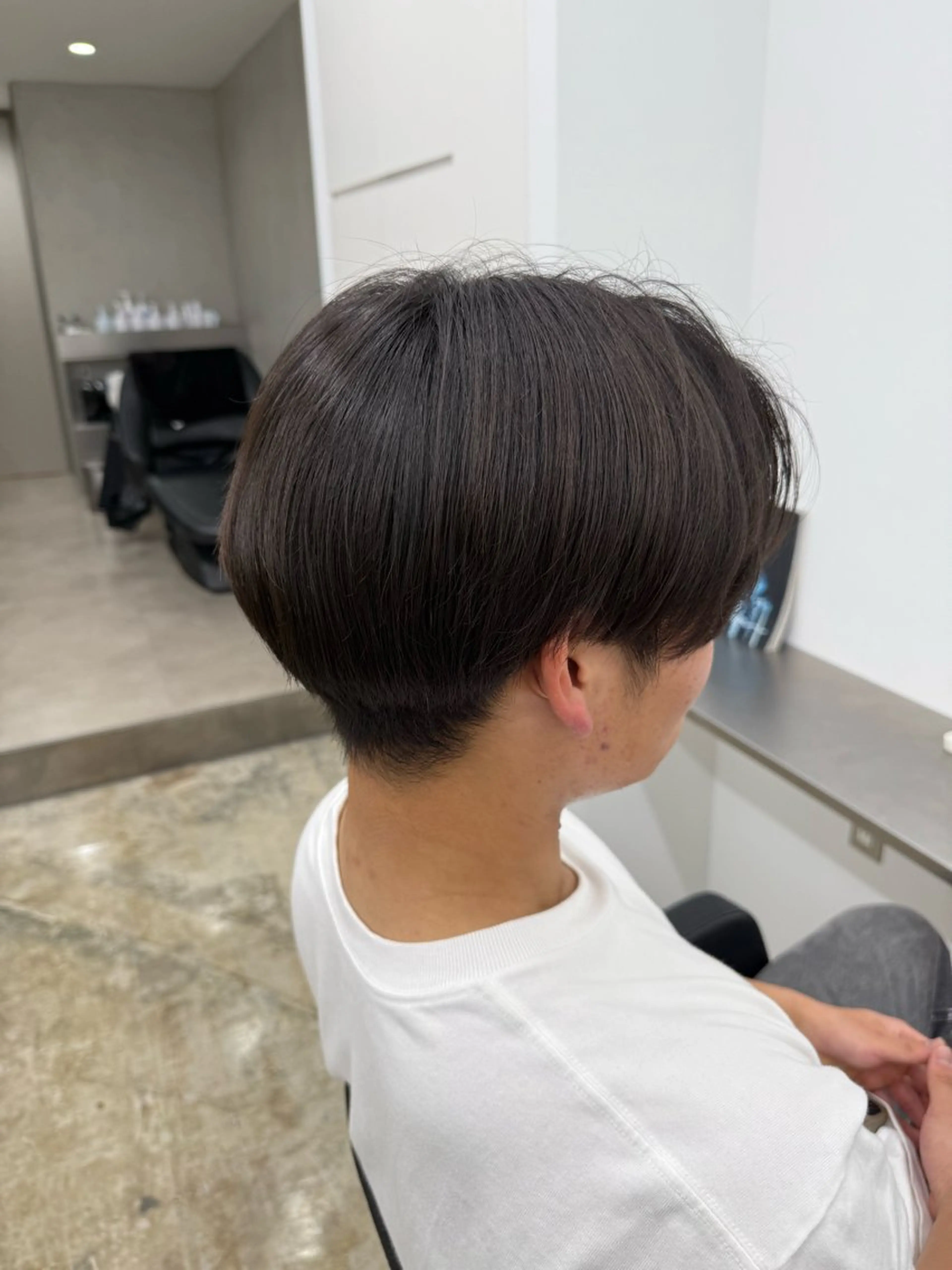 ショート 柏/シャドウパーマ/ ナチュラル/颯寿のヘアスタイル