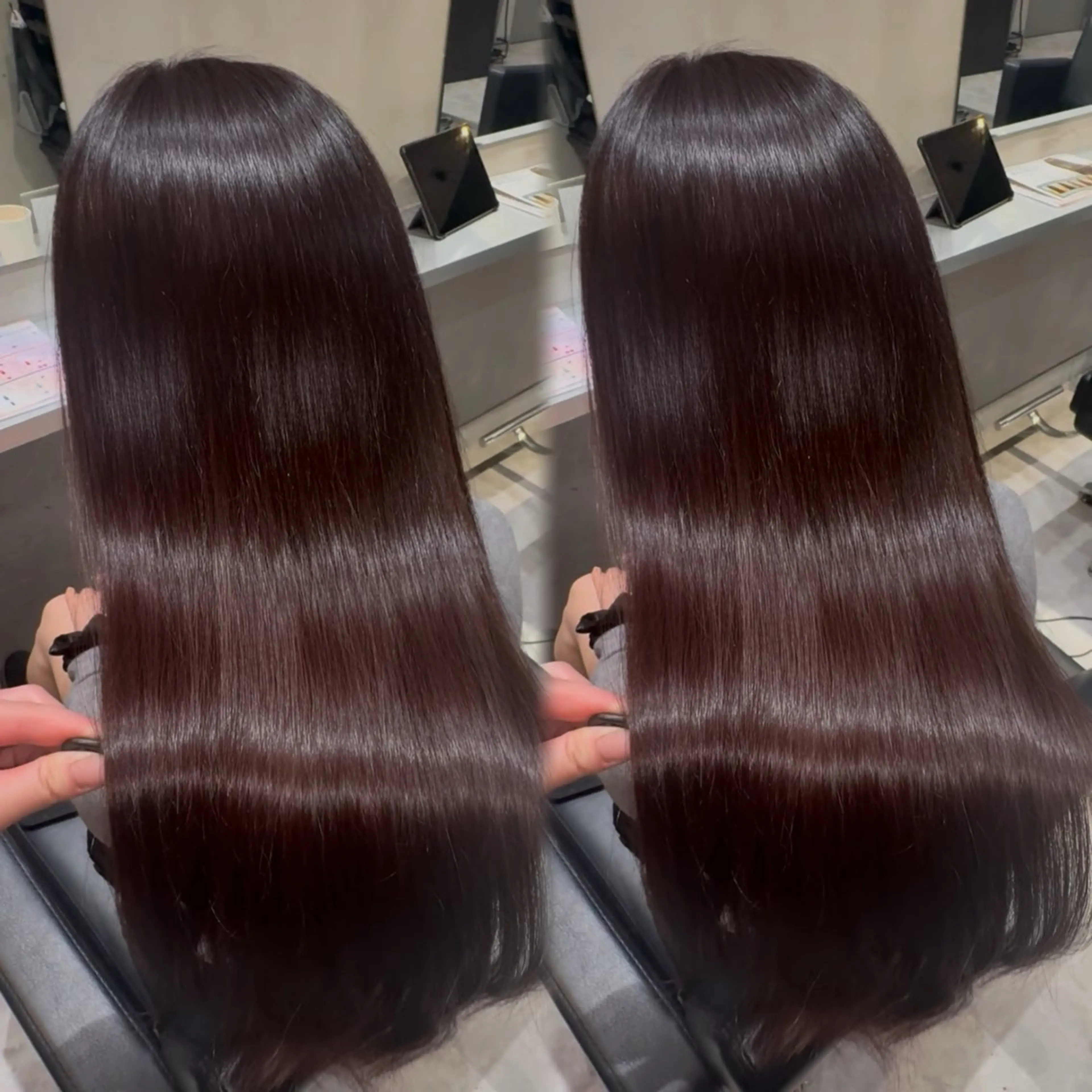 ロング トリートメント 新宿♡暖色カラー/ エクステ/スズ🍒のヘアスタイル