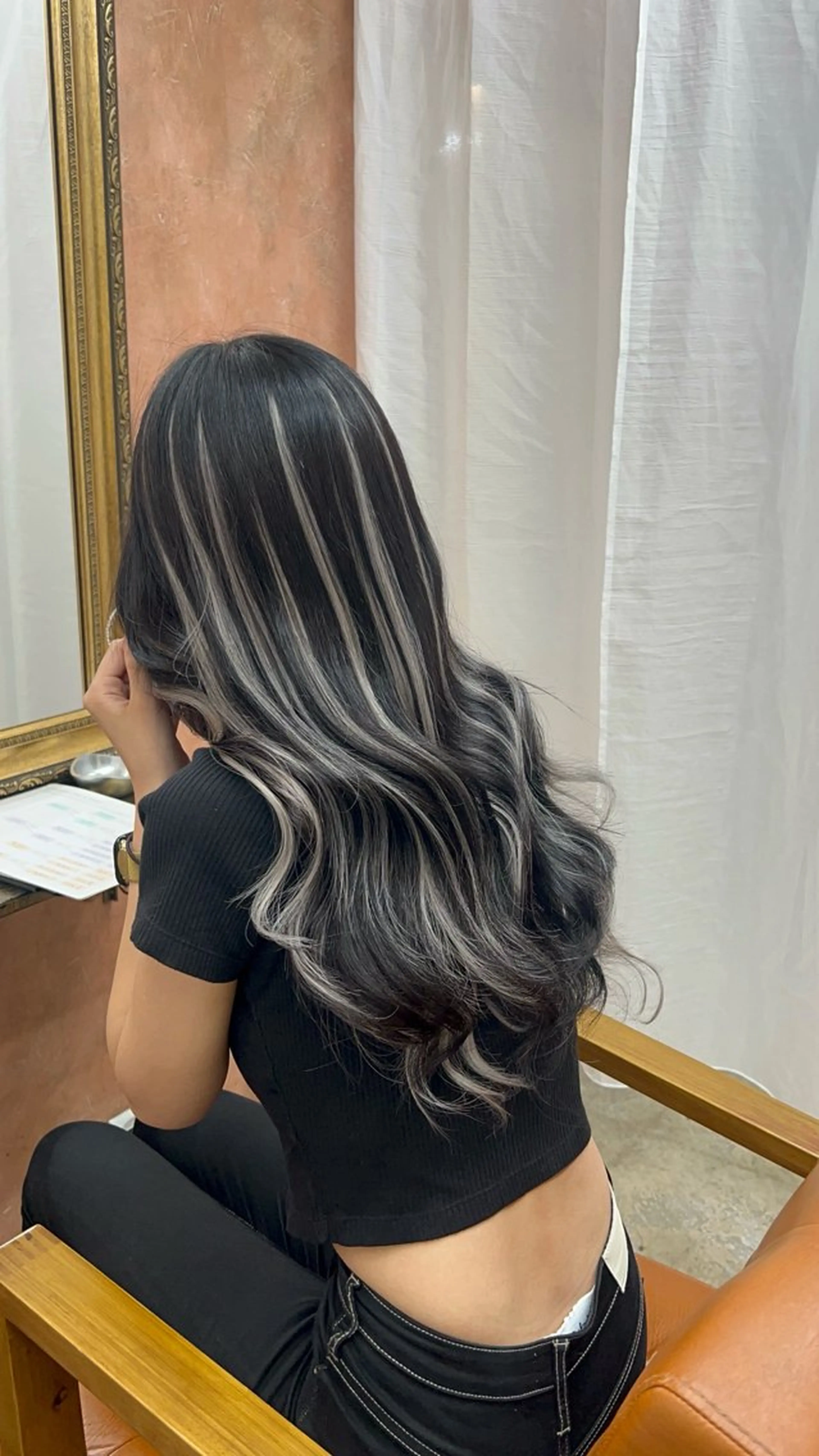 最高級AAAレミー人毛100%シールエクステ(胸が隠れる長さ)60枚✨の写真