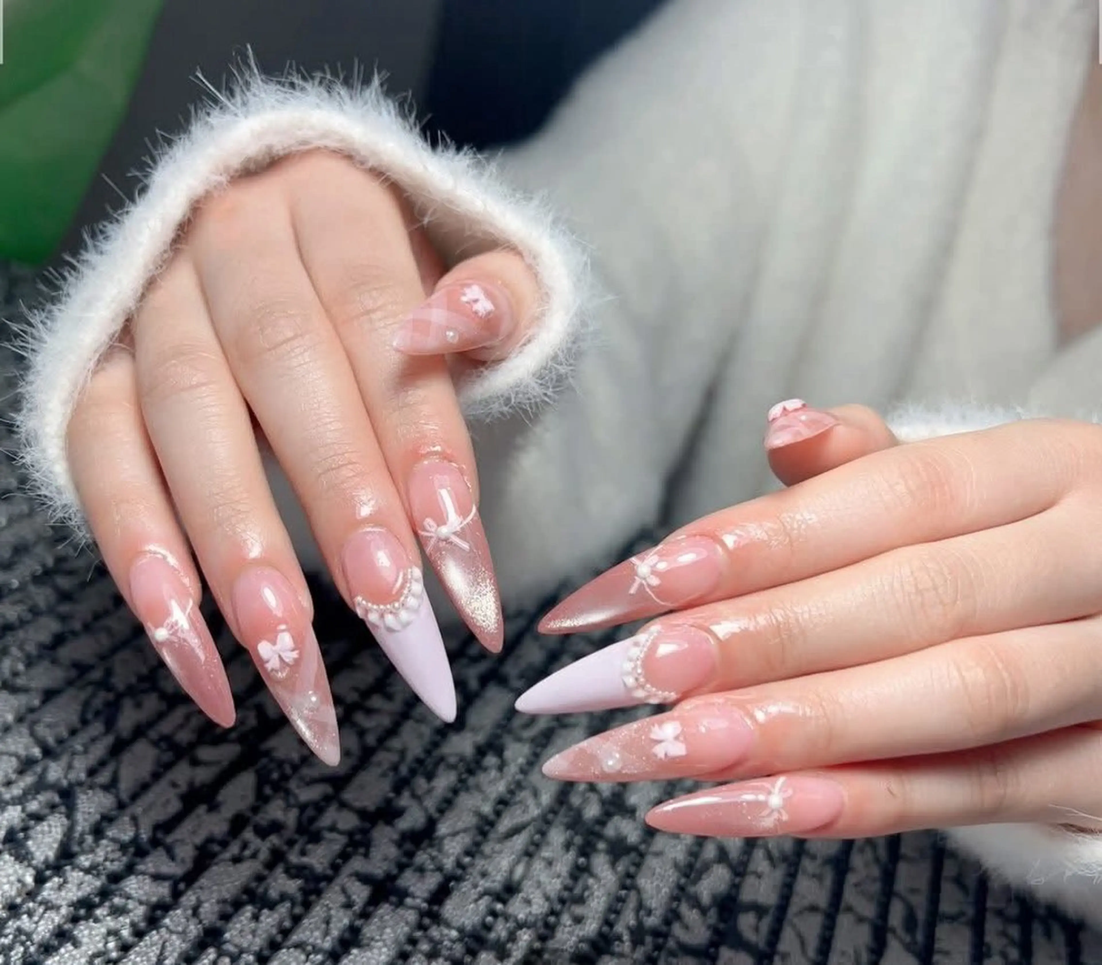 ネイル チークネイル フットネイル フレンチネイル グラデーション 韓国ネイル Yuki nail staffのネイルデザイン