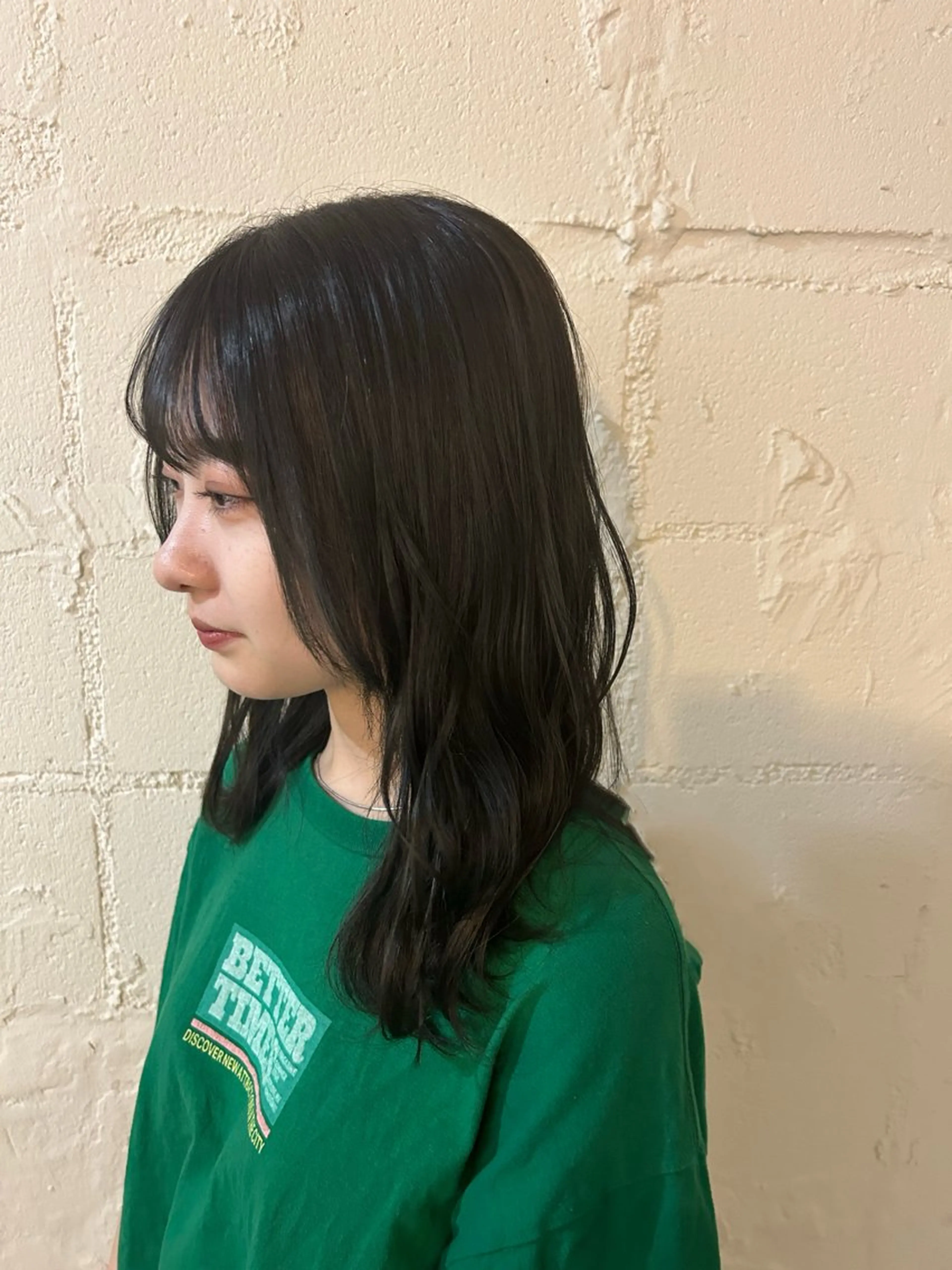 ミディアム 瀬川 夏緒のヘアスタイル