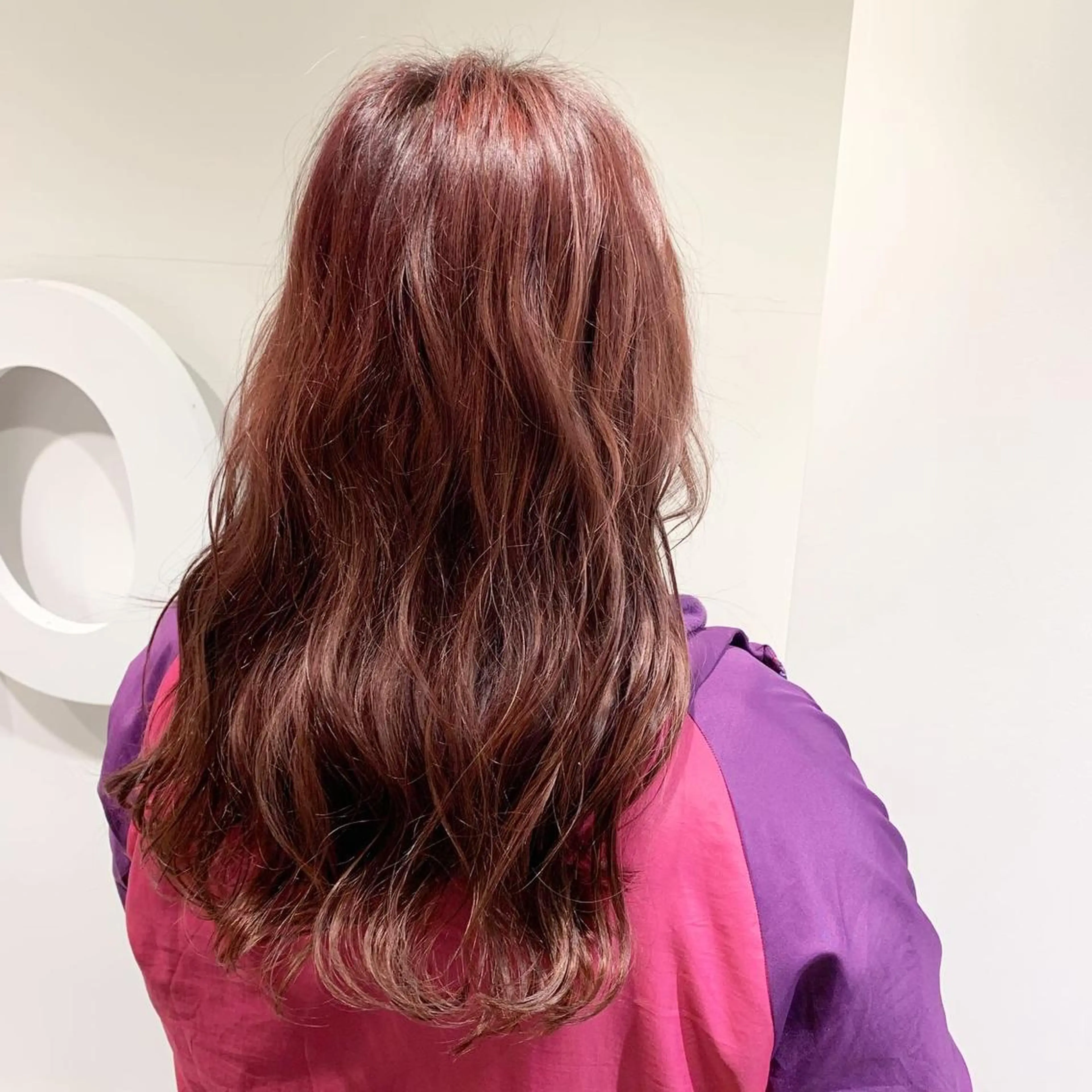 ロング カラー ベージュカラー ピンクカラー ピンクベージュ ヘアカラー トリートメント fit /HONOKAのヘアスタイル