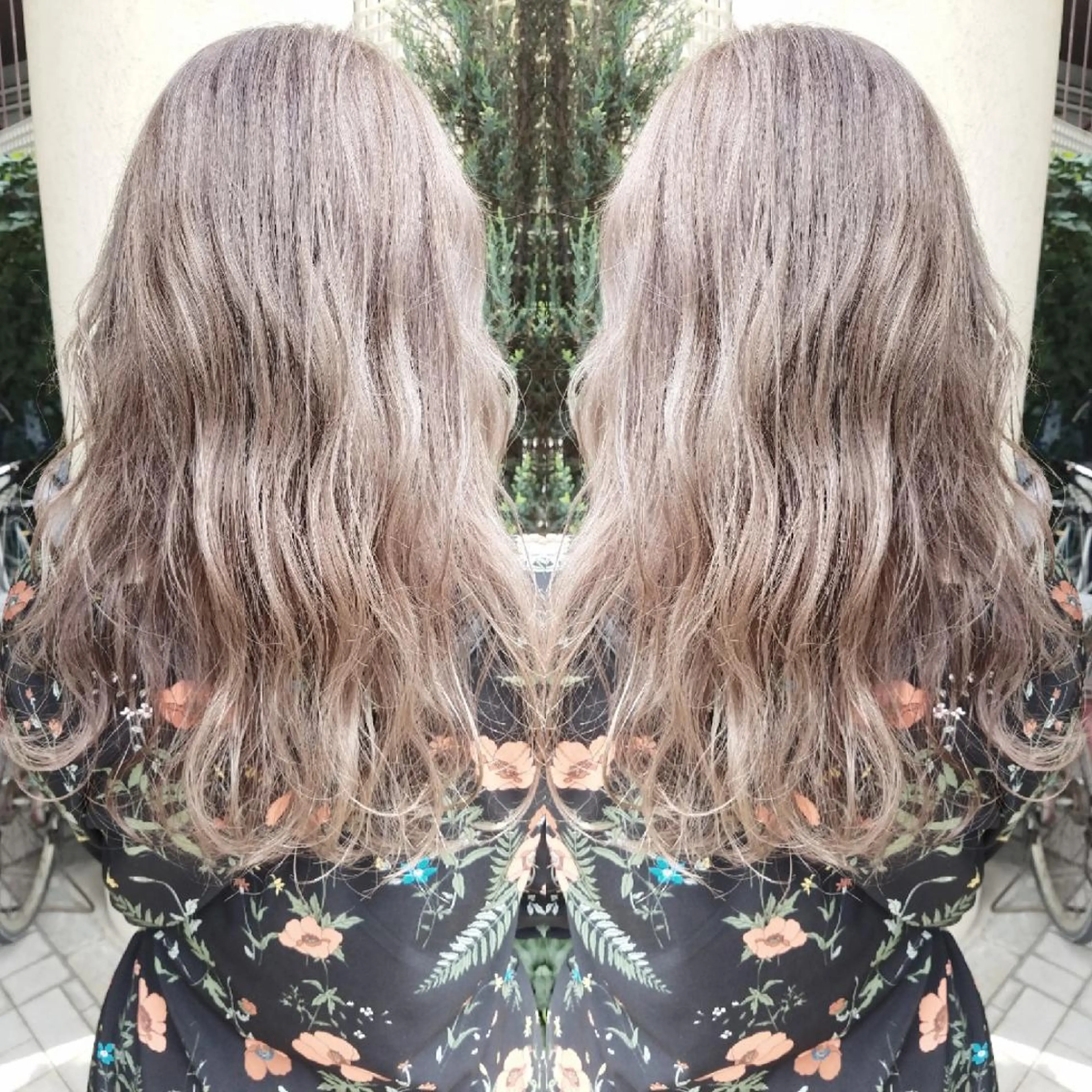 ✨個性派カラーをしたい方✨!とびきり明るくしたい方!ブリーチ +スローカラー+潤いトリートメントの写真