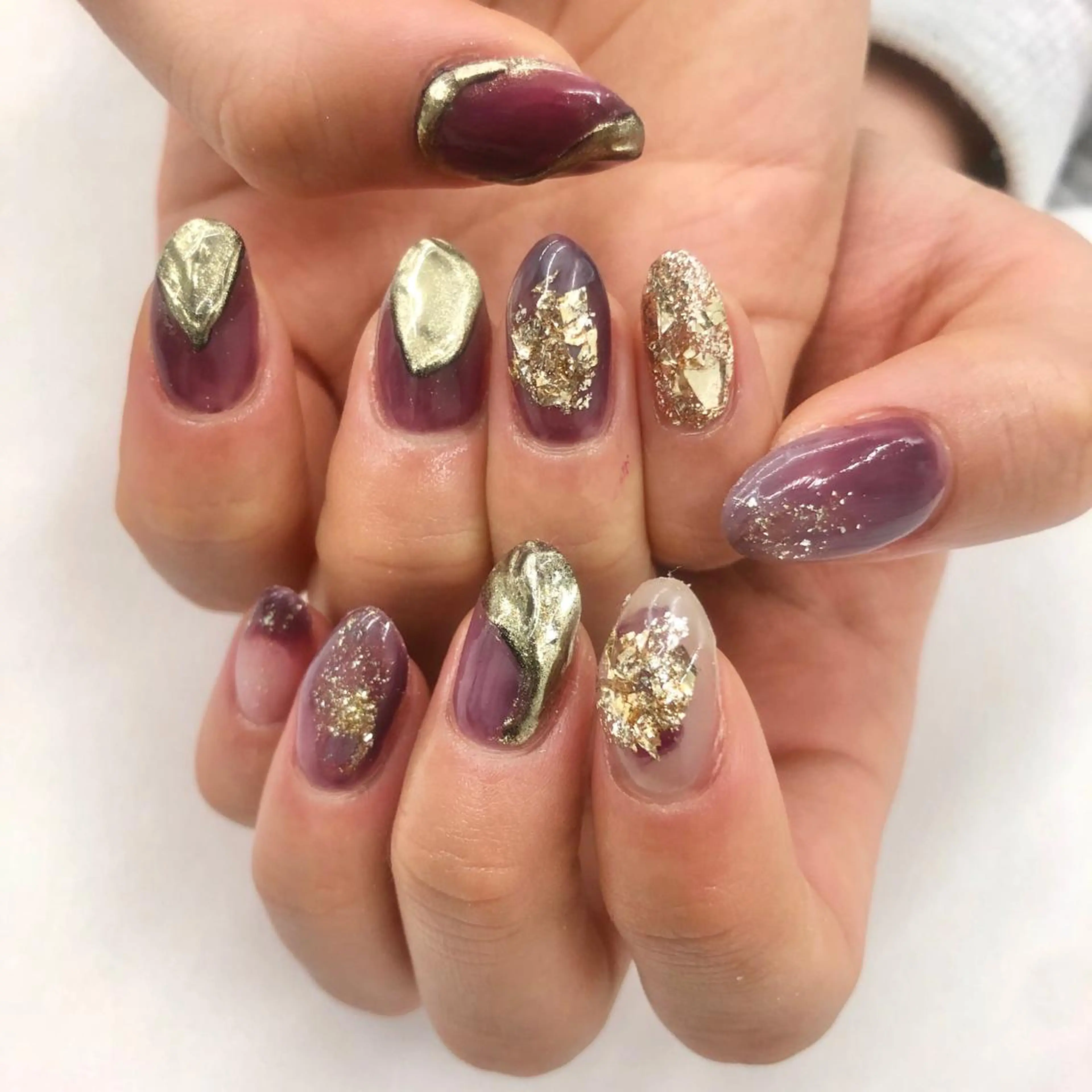 ネイル ニュアンスネイル 🎀AYAKO 🎀中韓ネイルのネイルデザイン