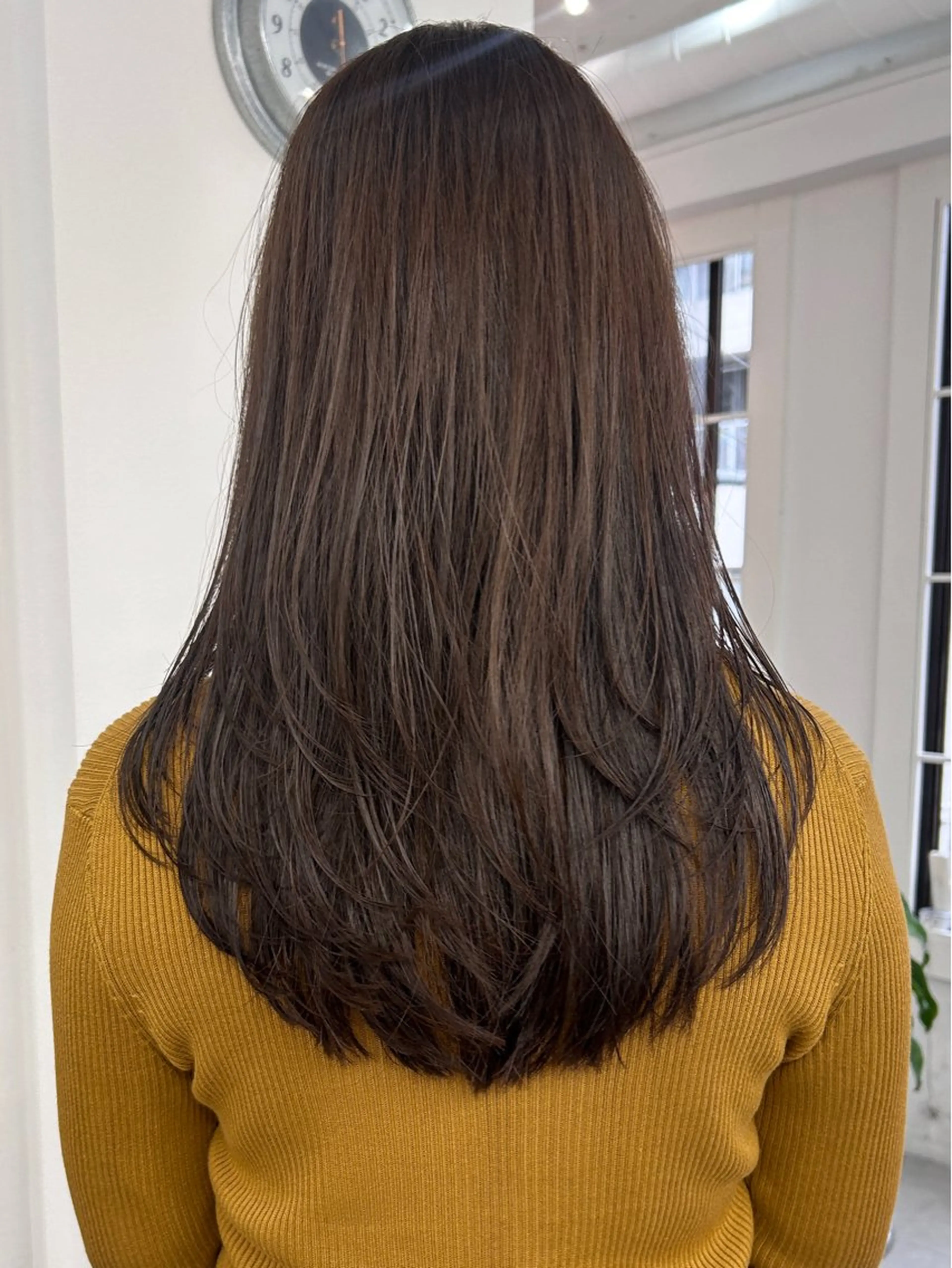 ロング カラー カット ヘアカラー トリートメント レイヤーボブ/ 艶カラー/サナ🌼のヘアスタイル