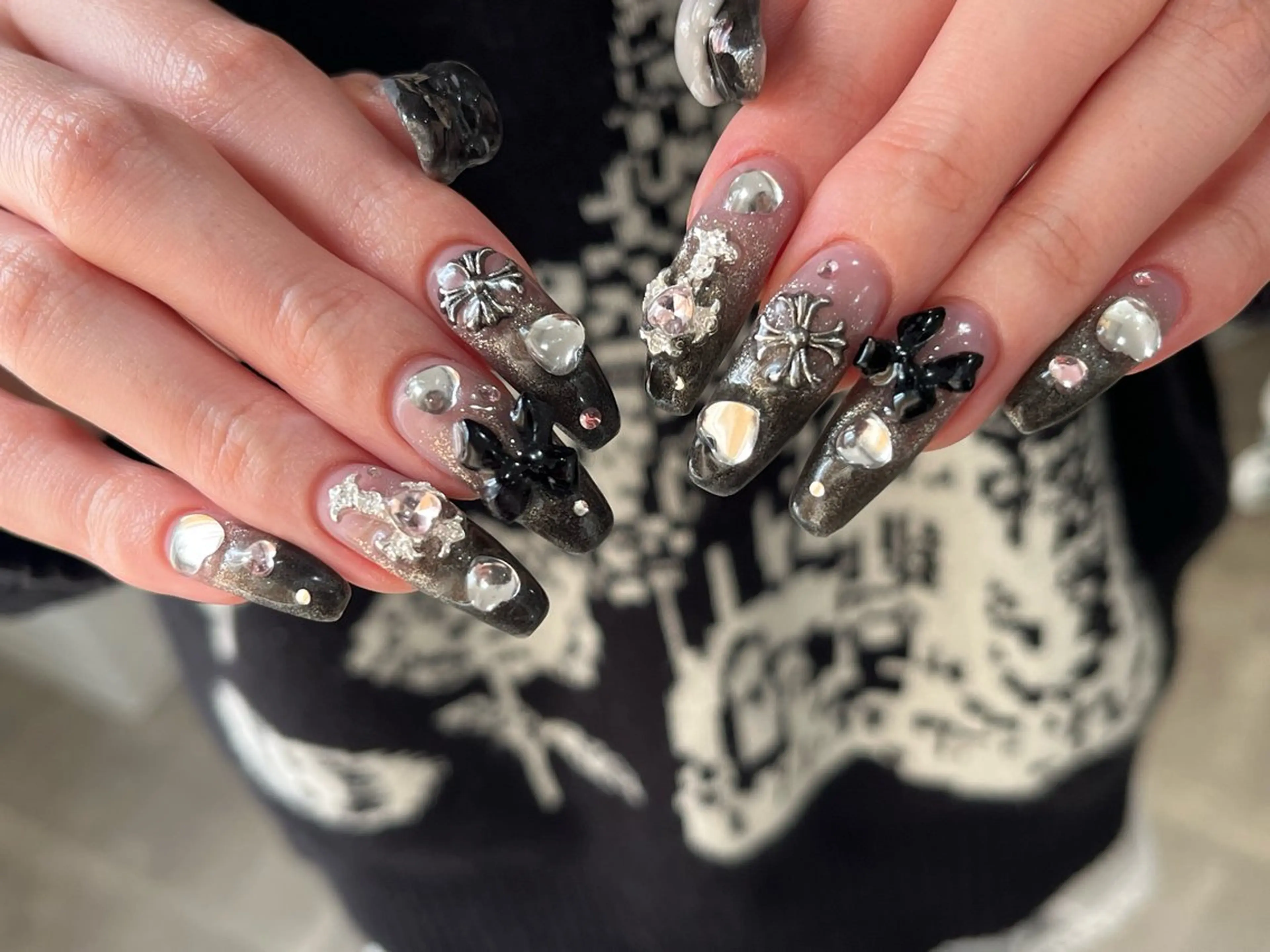 ネイル ロングネイル 持ち込み repos所属・repos 金山ネイルサロンのネイルデザイン