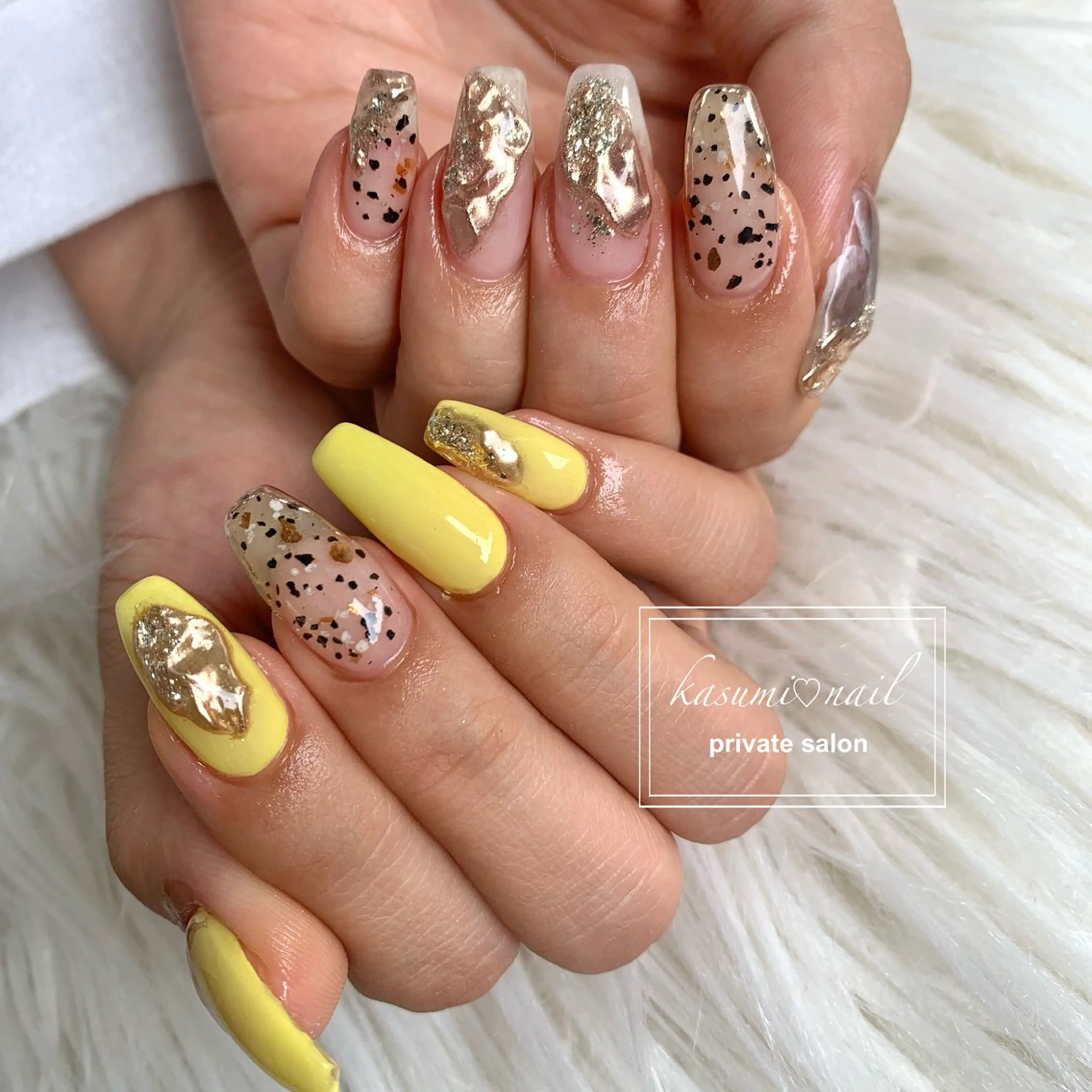 ネイル 大理石ネイル(マーブル) ニュアンスネイル KASUMI♡ Nailのネイルデザイン