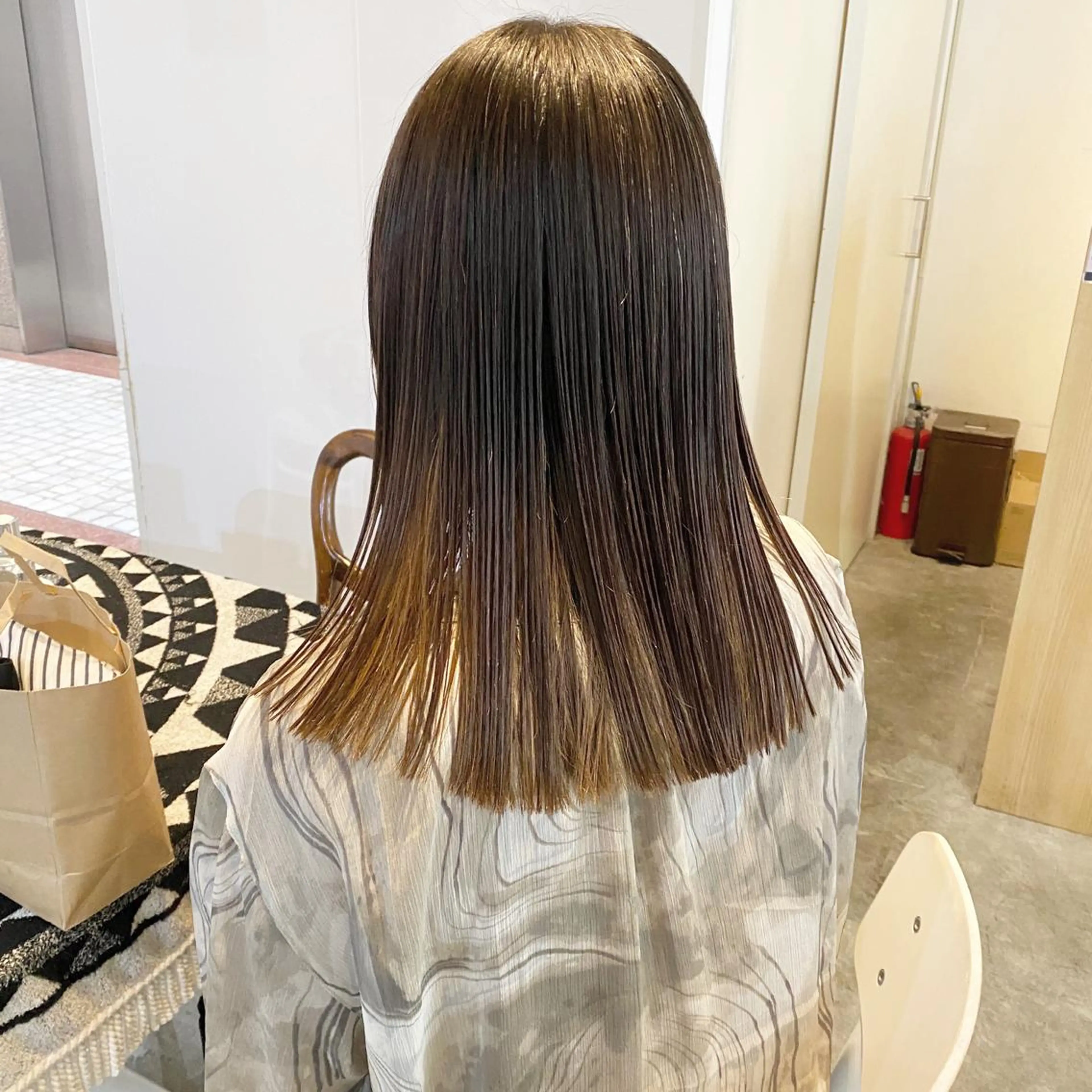 セミロング カット 似合わせ提案サラ艶♡ 彩華のヘアスタイル