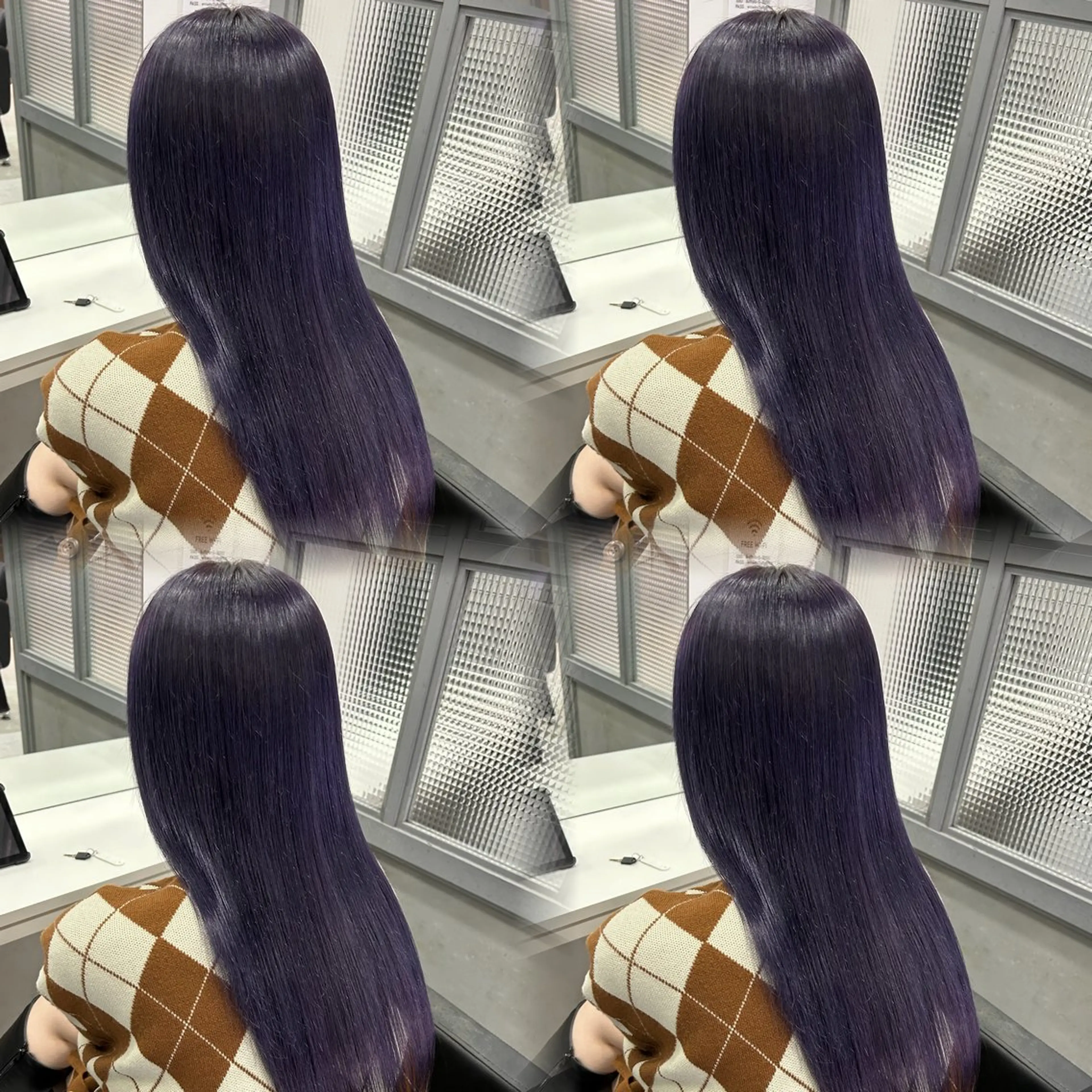 ロング カラー ヘアカラー トリートメント 🦋REISA🦋 エクステ×ハイトーンのヘアスタイル
