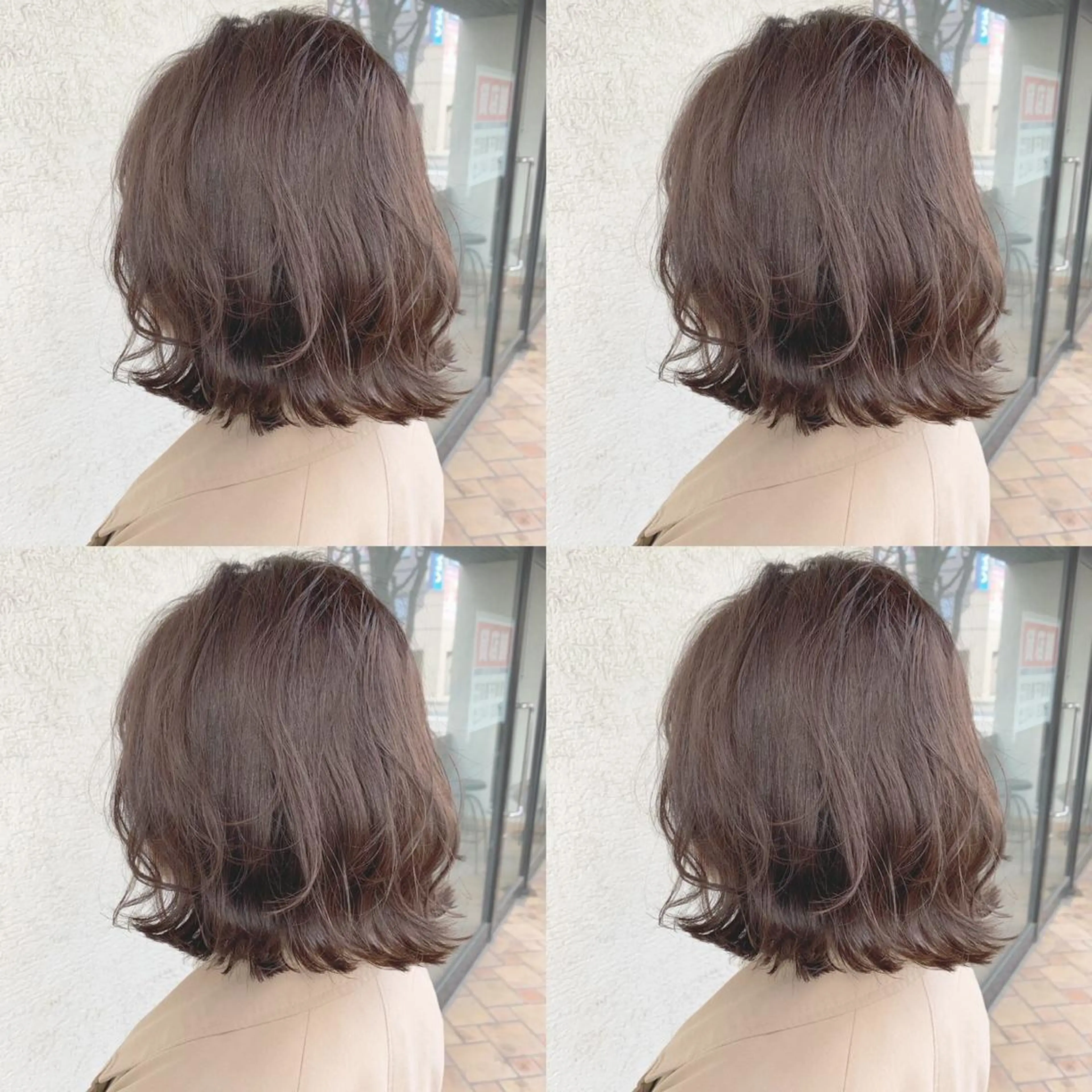 ミディアム カラー 艶髪・酸性ストレート フリツのヘアスタイル