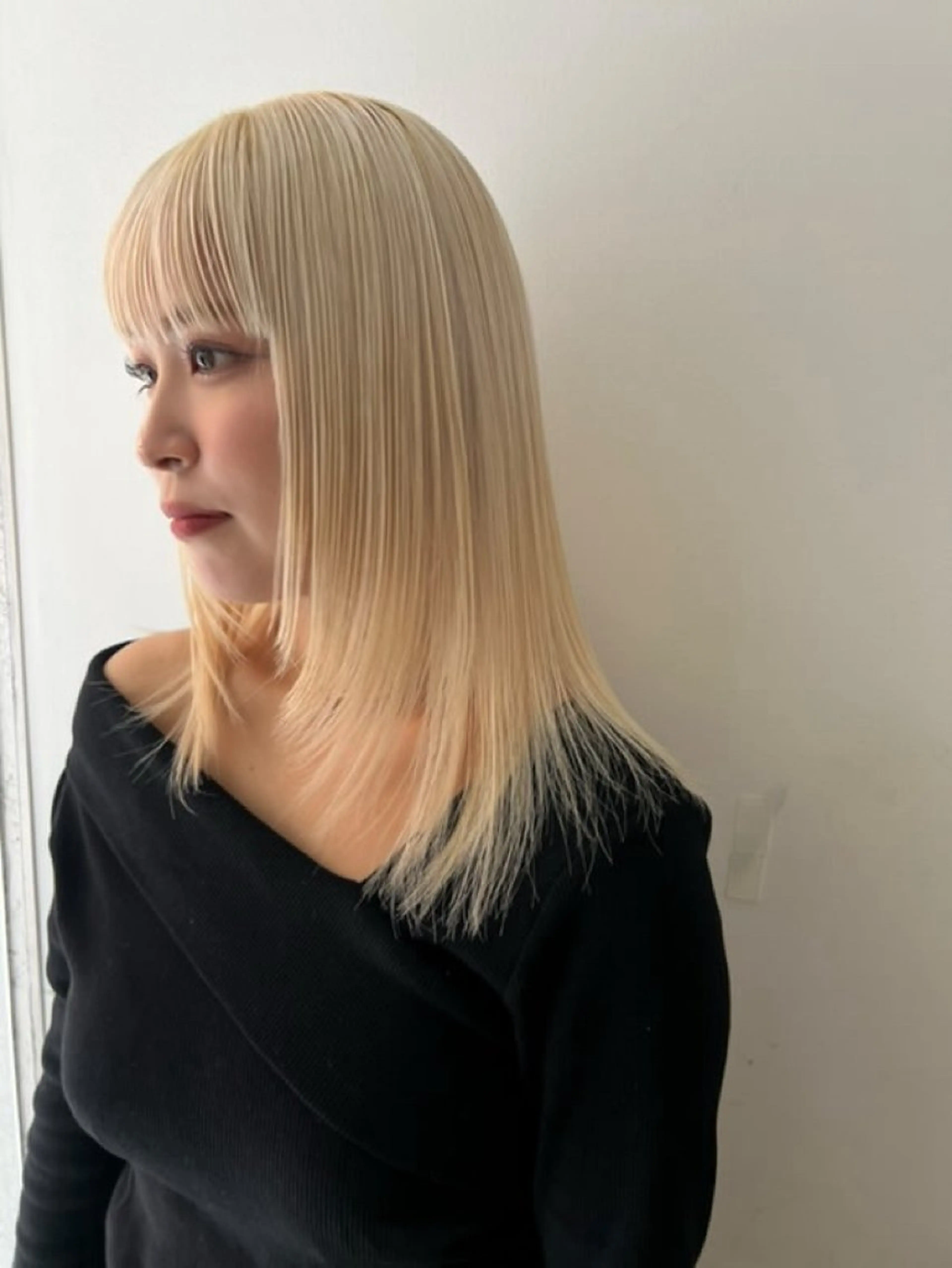 ミディアム カラー カット ヘアカラー 🪐レイヤー/抜け感 カラー/加野彩果🪐のヘアスタイル