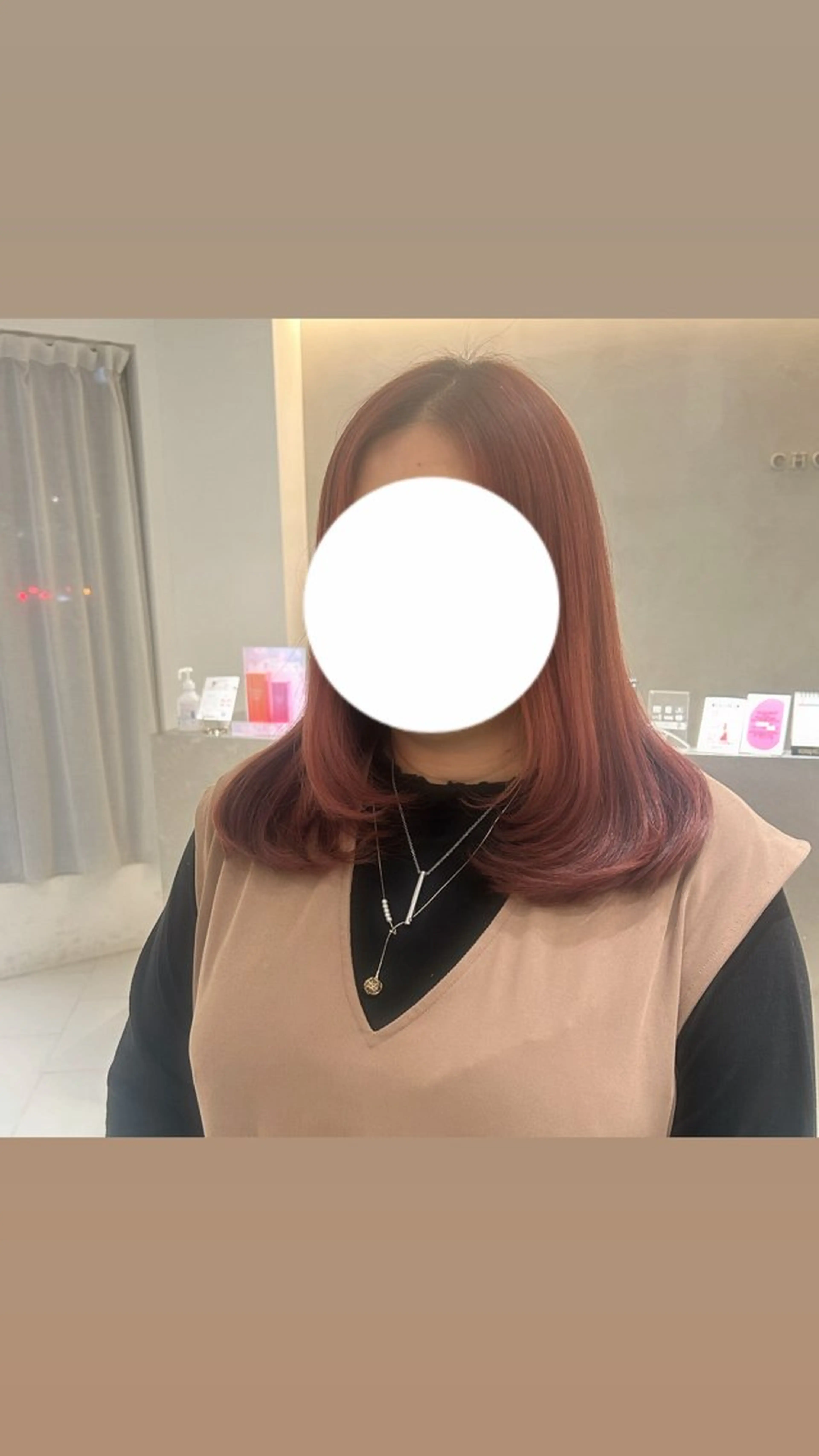 ミディアム レイヤーカット こばやし にな 🦖⋆͛のヘアスタイル