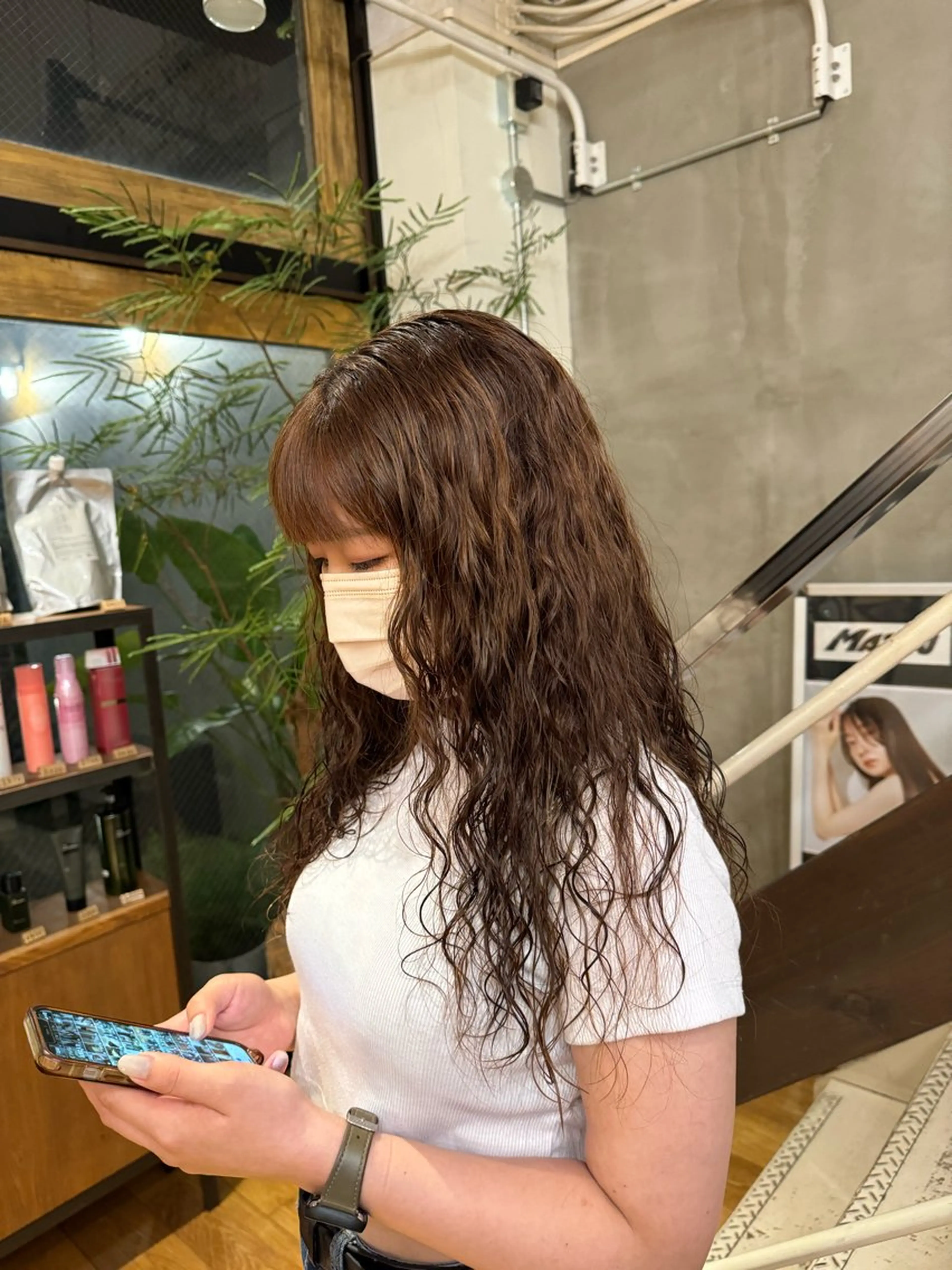 ロング パーマ 🌈ボブ/ショート/ 梅田美容室🌈もあのヘアスタイル