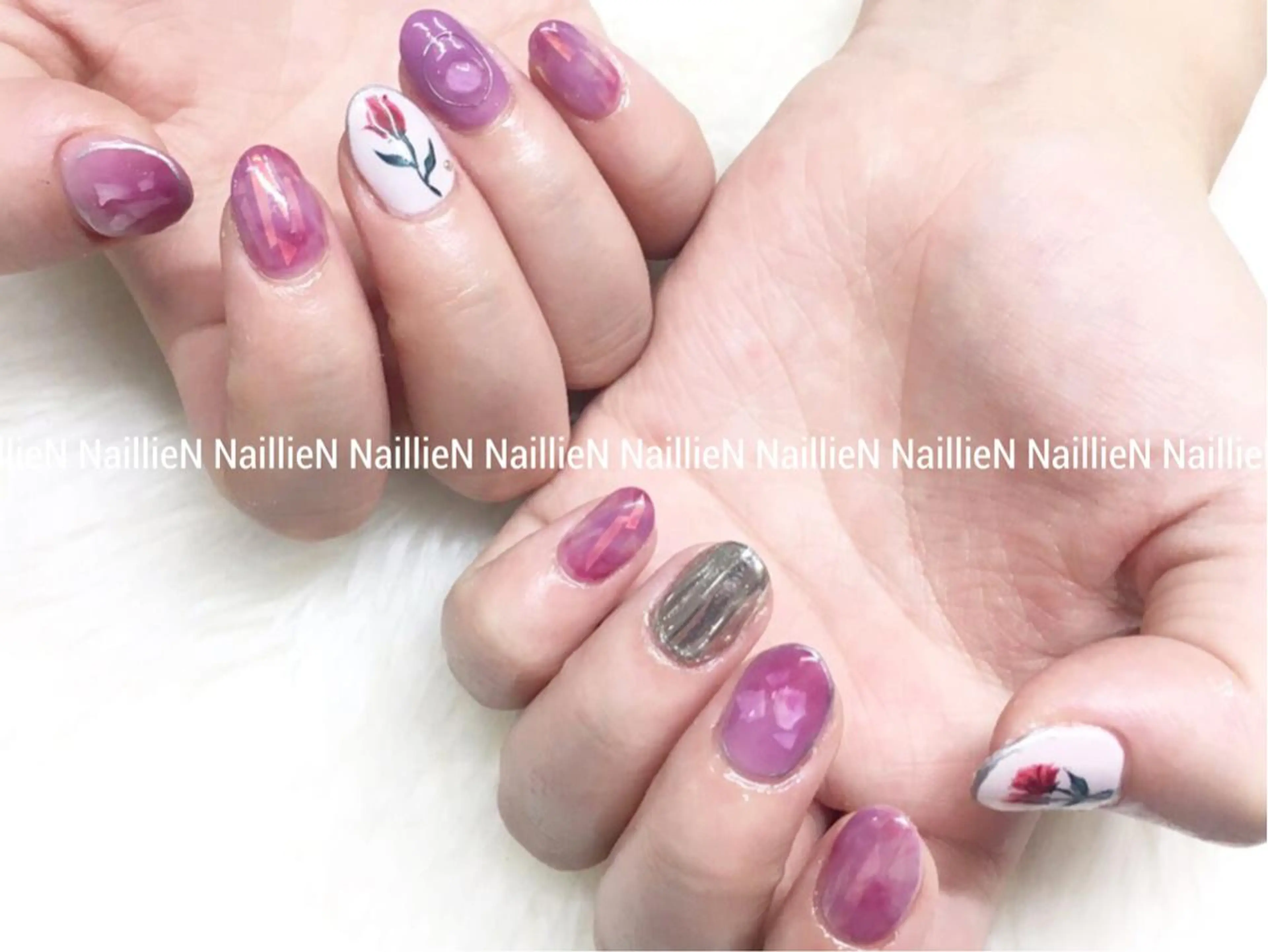 ネイル ニュアンスネイル ピンク Nail lieNのネイルデザイン