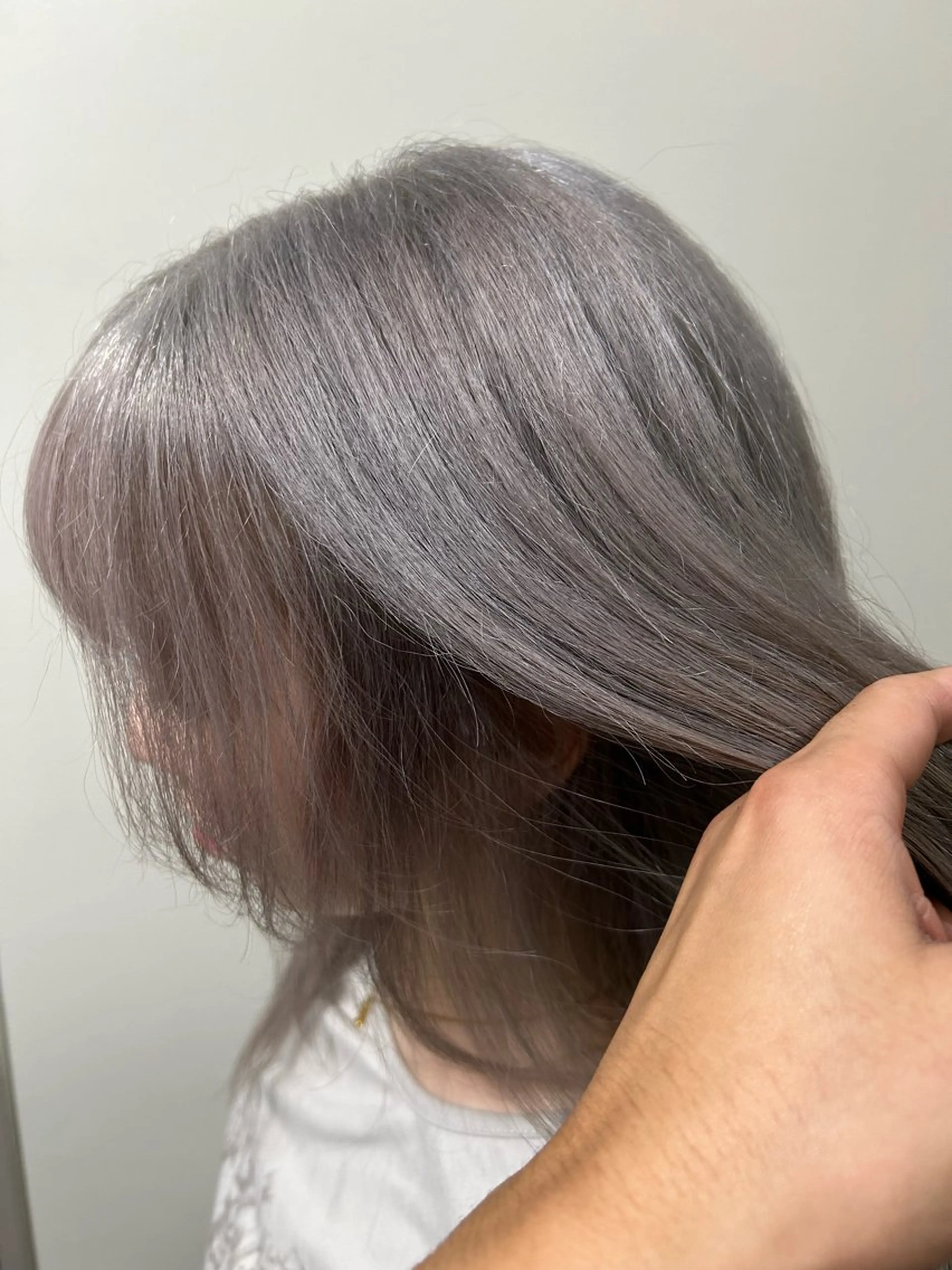 ミディアム カラー ヘアカラー トリートメント ブリーチ職人/ shori/店舗代表のヘアスタイル