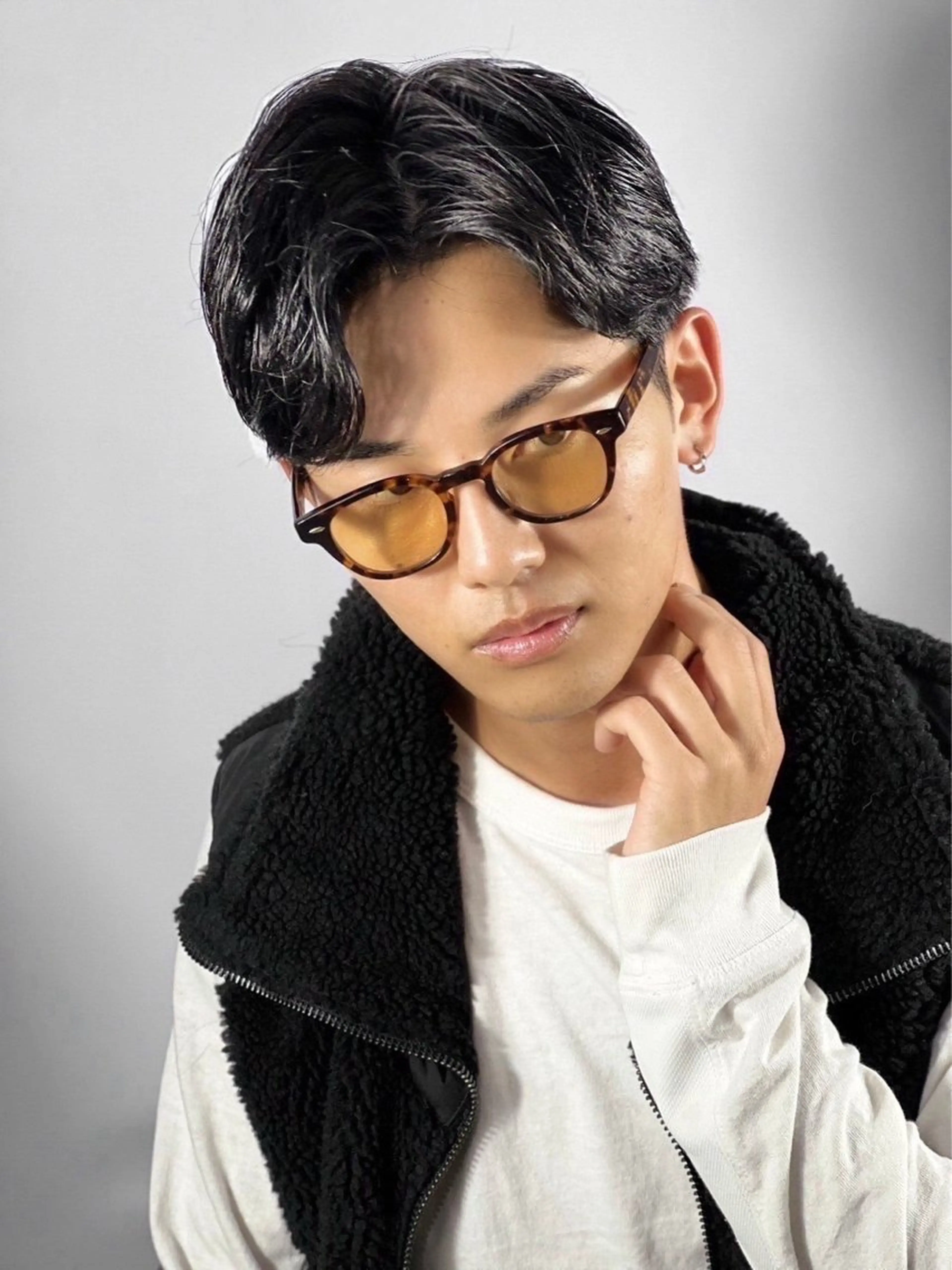 ミディアム ヘアアレンジ メンズ 櫻井 亮汰のヘアスタイル