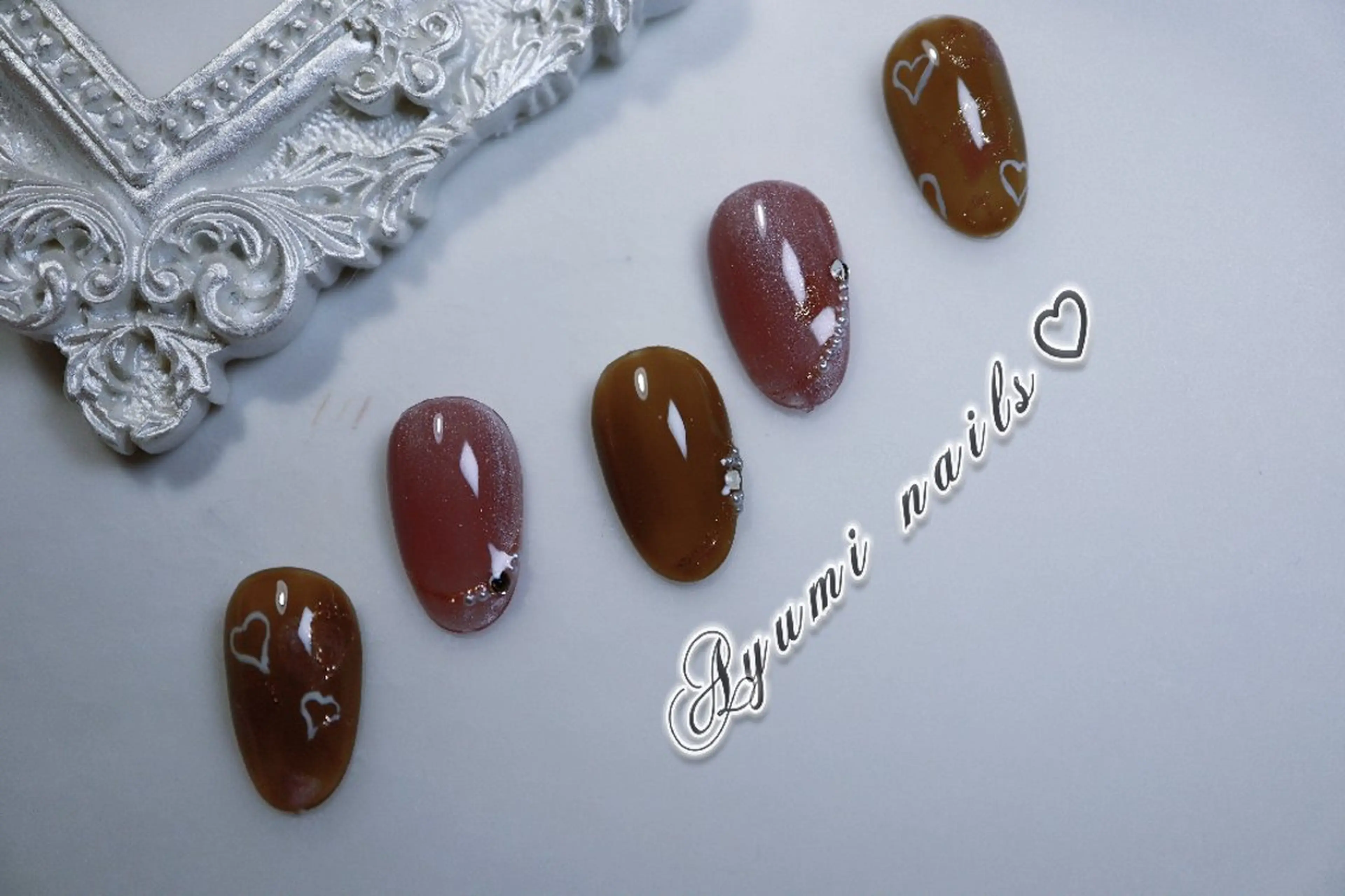 ネイル バレンタイン 🍁Ayumi 💐 Nailsのネイルデザイン