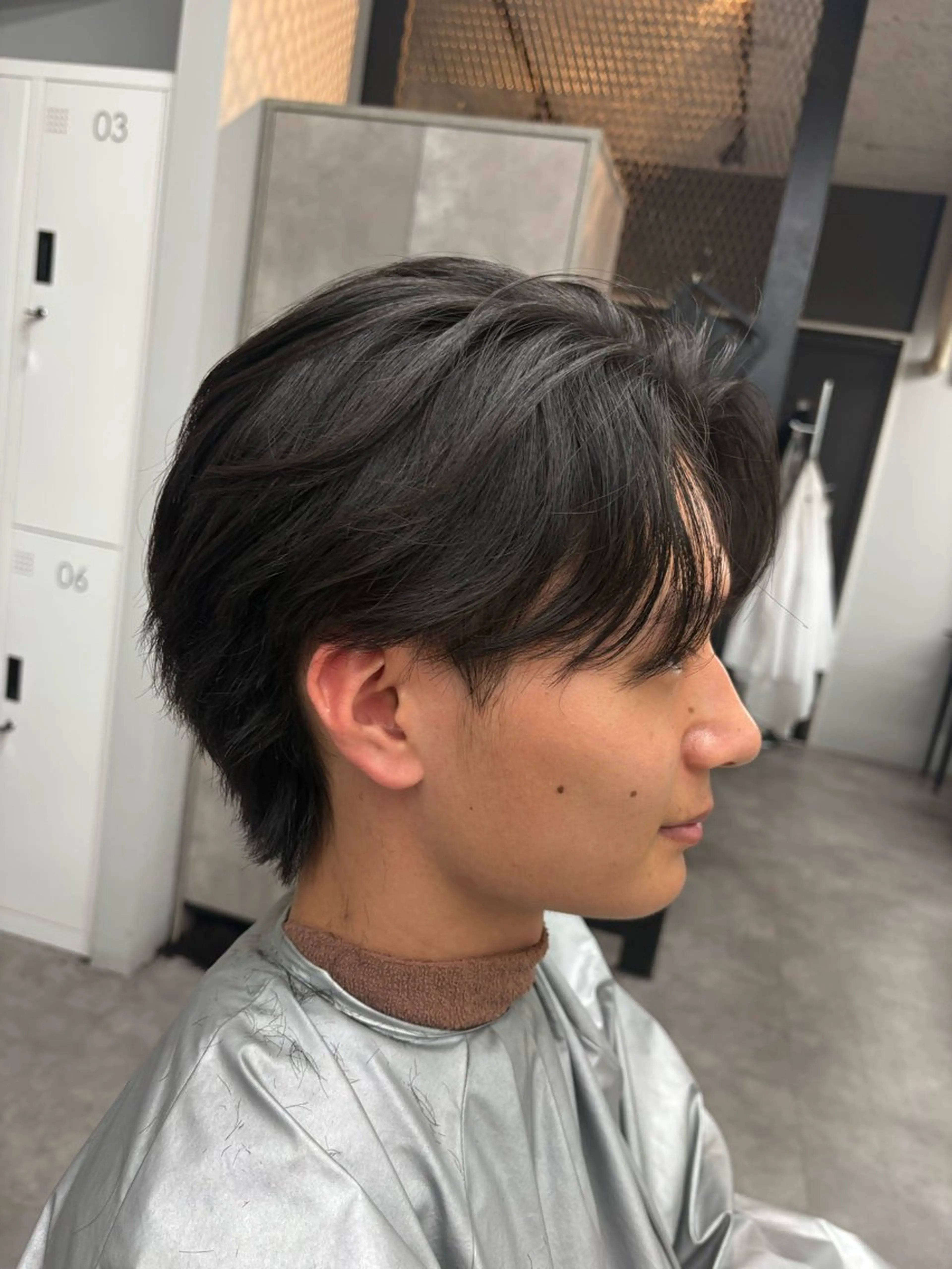 ショート メンズ くせ毛 縮毛矯正 カット 縮毛矯正 鈴木 メンズ北千住のヘアスタイル
