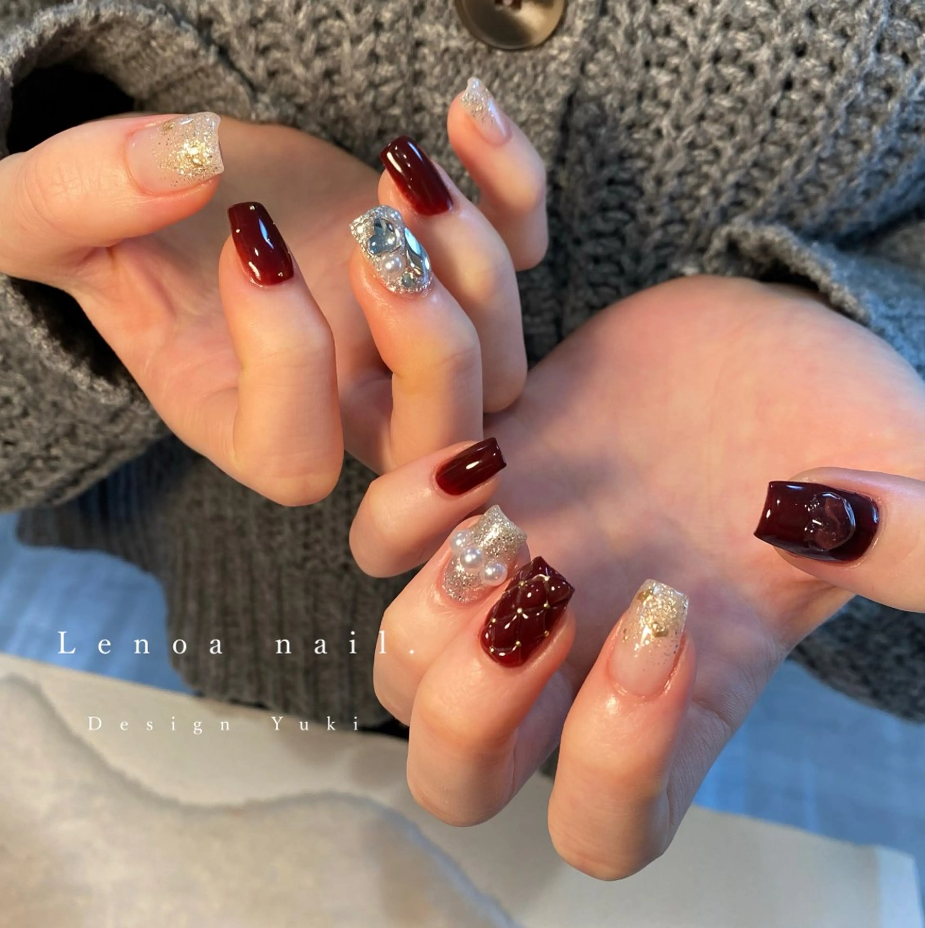 ネイル ハンドネイル Lenoa Yukiのネイルデザイン