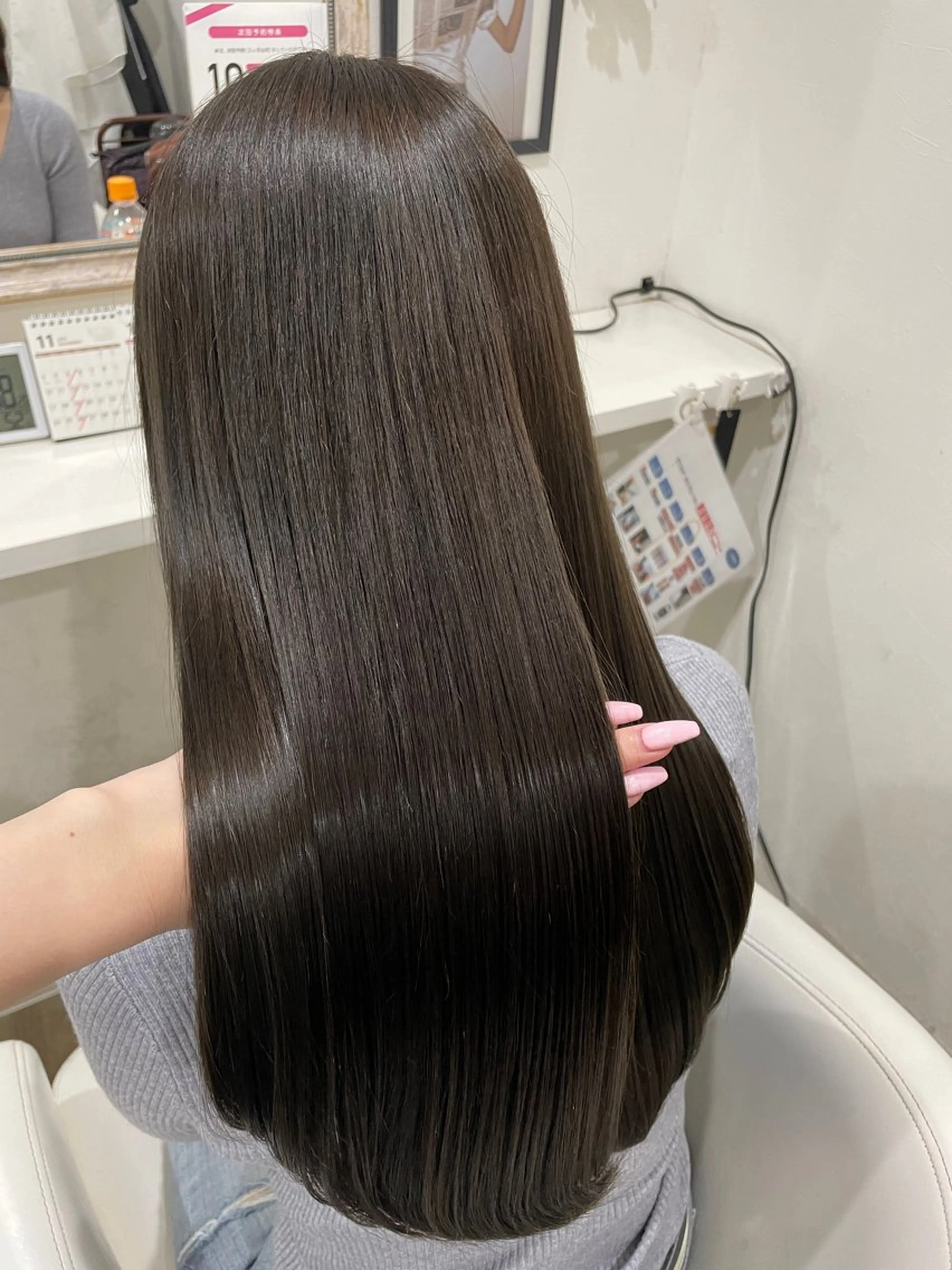 ロング 梅田/酸性ストレート 髪質改善/natsuのヘアスタイル