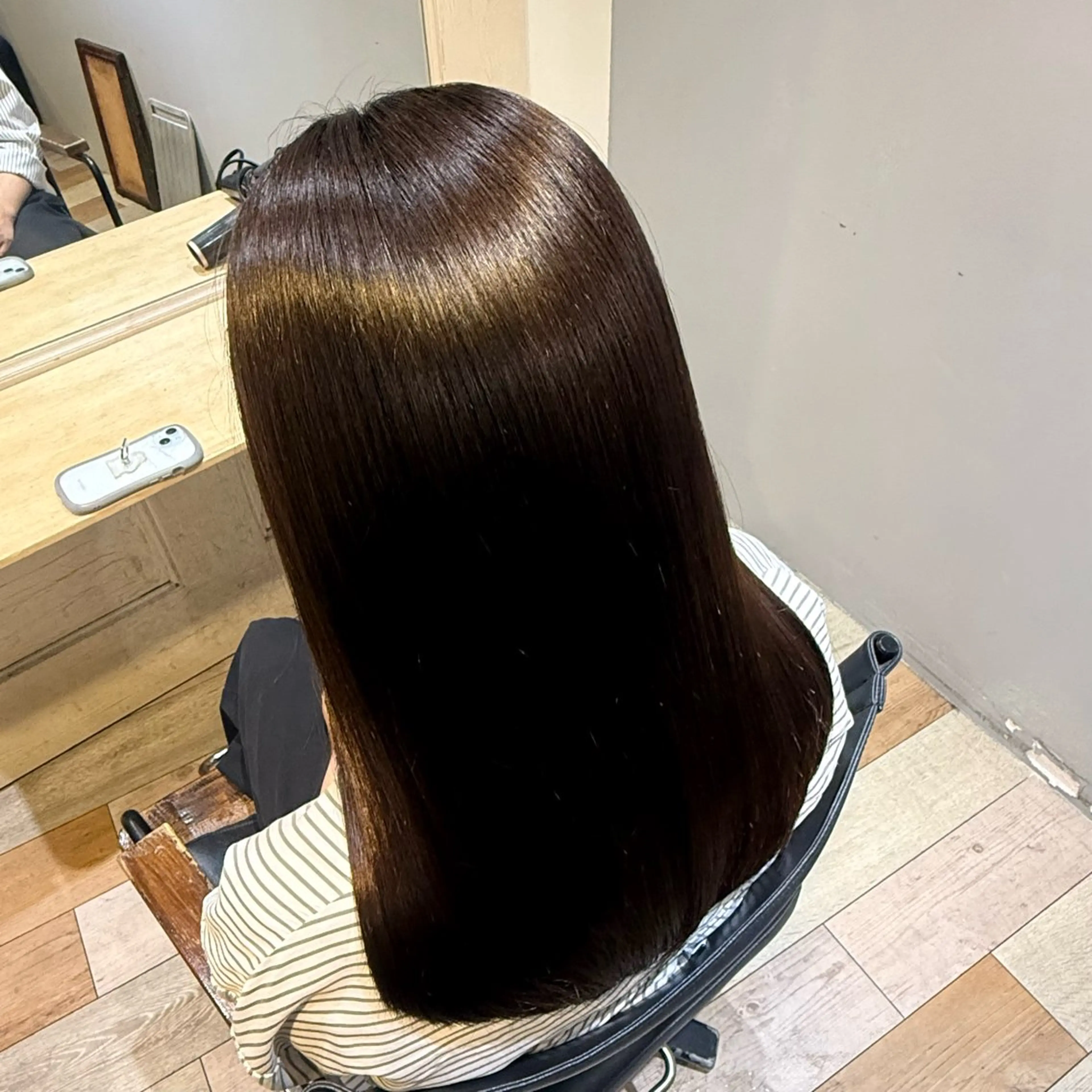 ロング くせ毛 髪質改善 縮毛矯正 トリートメント 酸熱トリートメント トリートメント ゆうな🎀/池袋 /LOVELEYのヘアスタイル